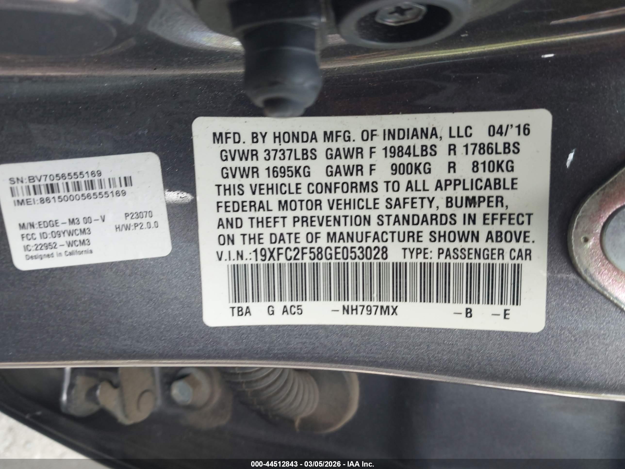 HONDA CIVIC image 9