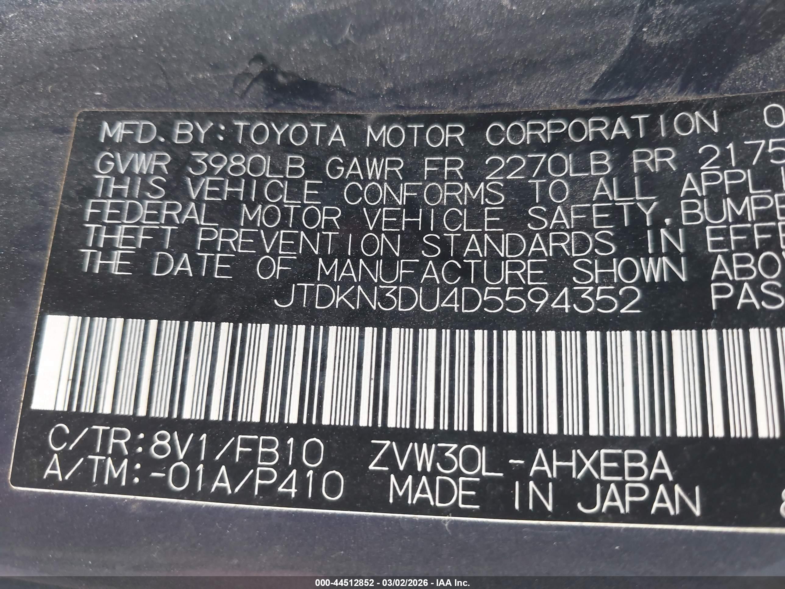 TOYOTA PRIUS image 9