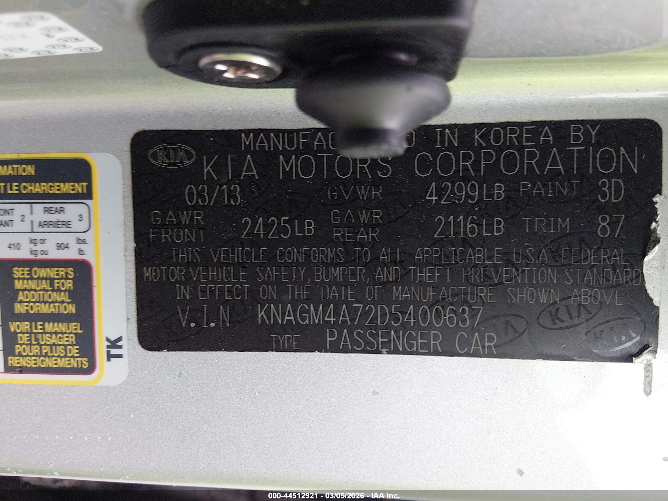 KIA OPTIMA image 9