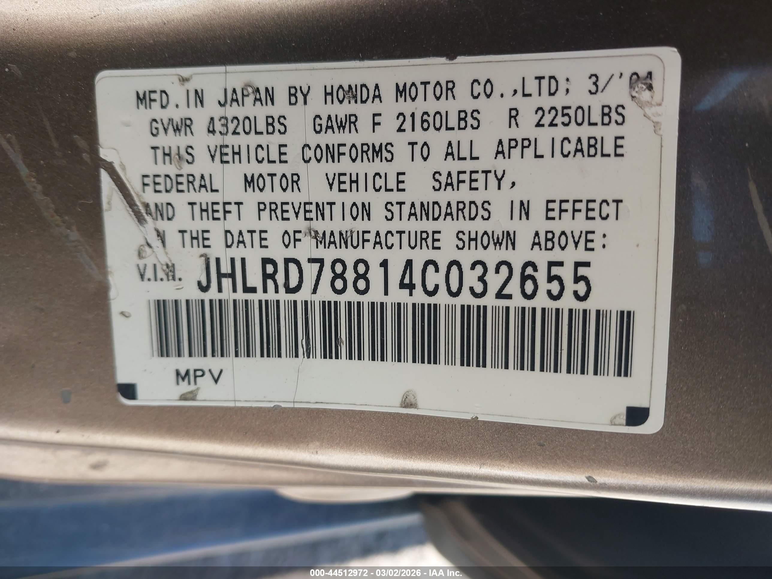 HONDA CR-V image 9