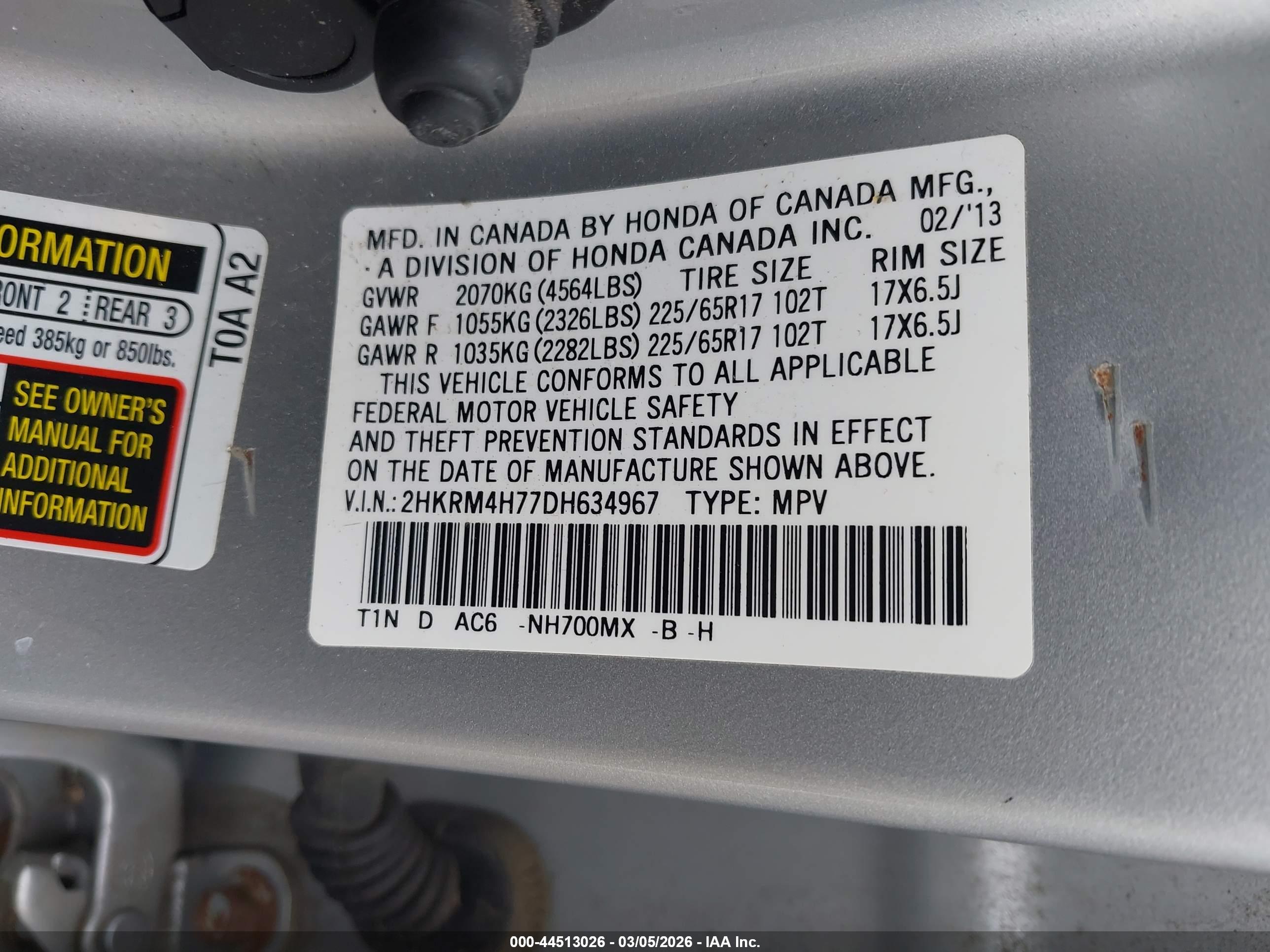 HONDA CR-V image 9
