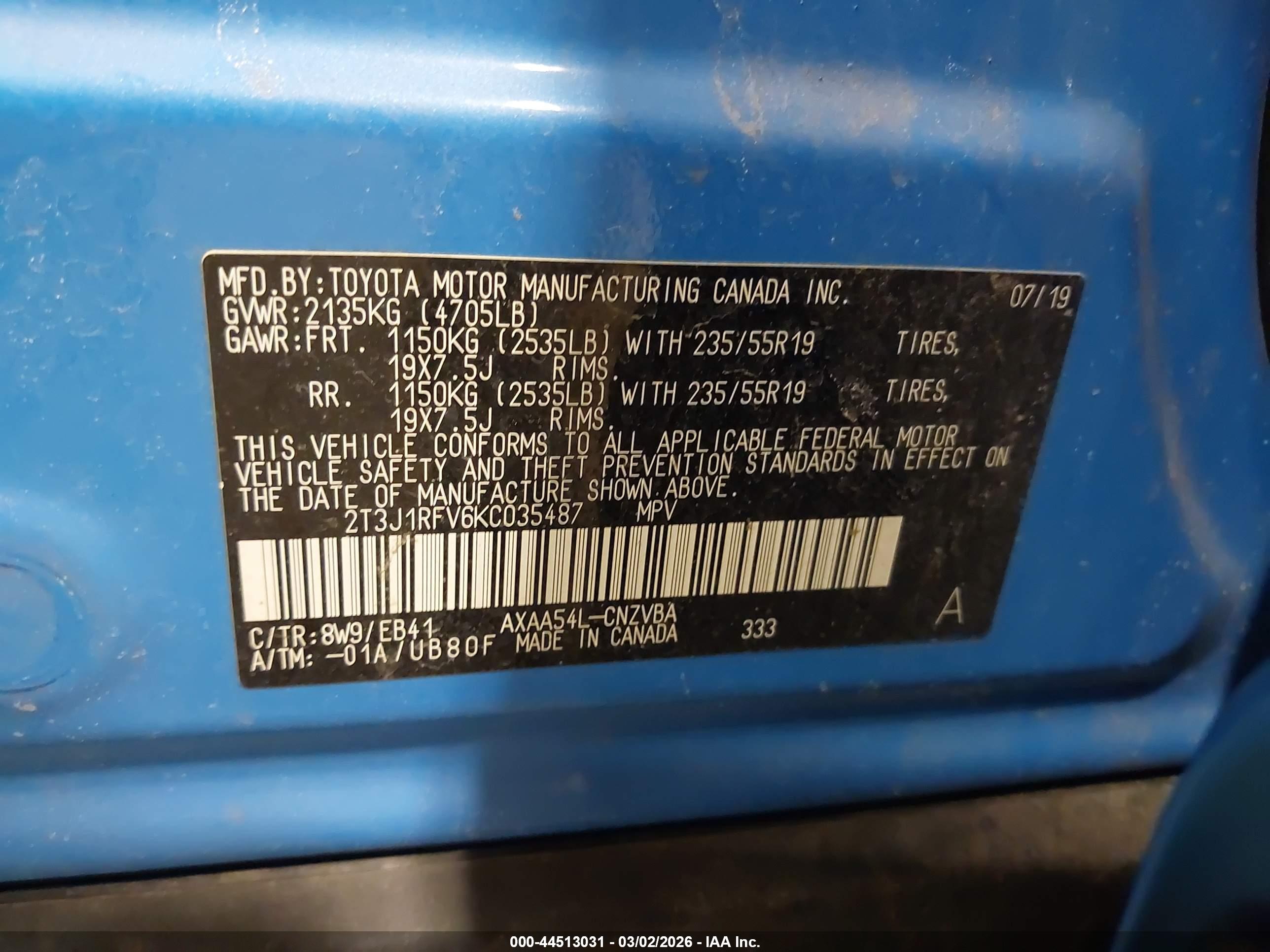 TOYOTA RAV4 image 9