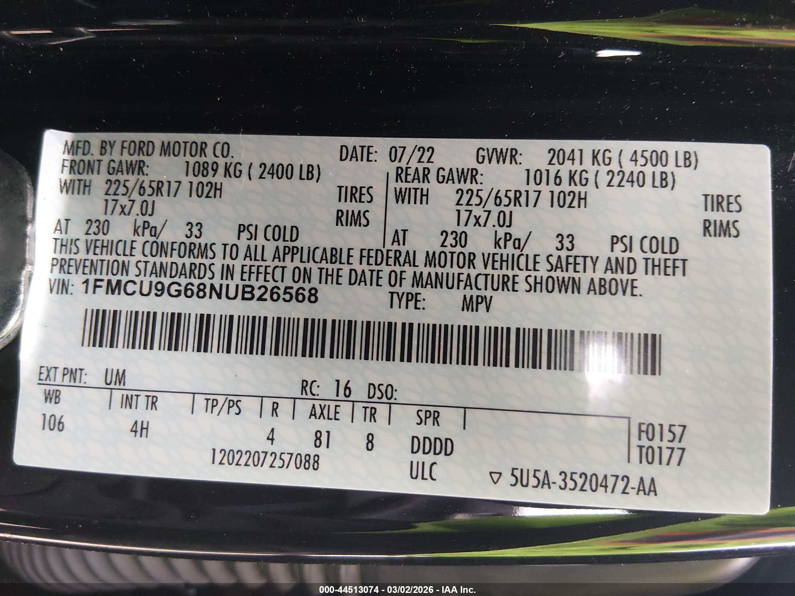 FORD ESCAPE image 9