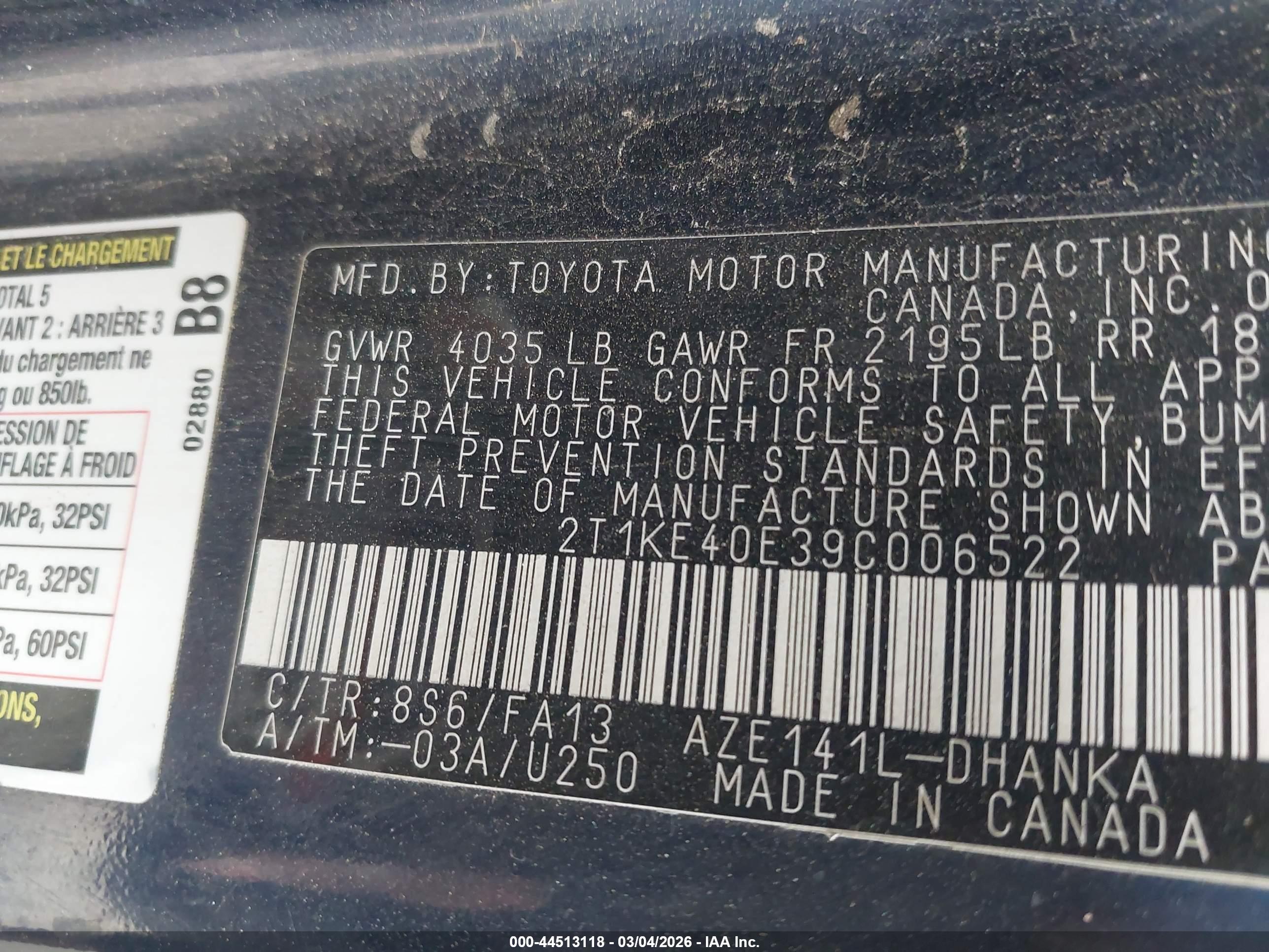 TOYOTA MATRIX image 9