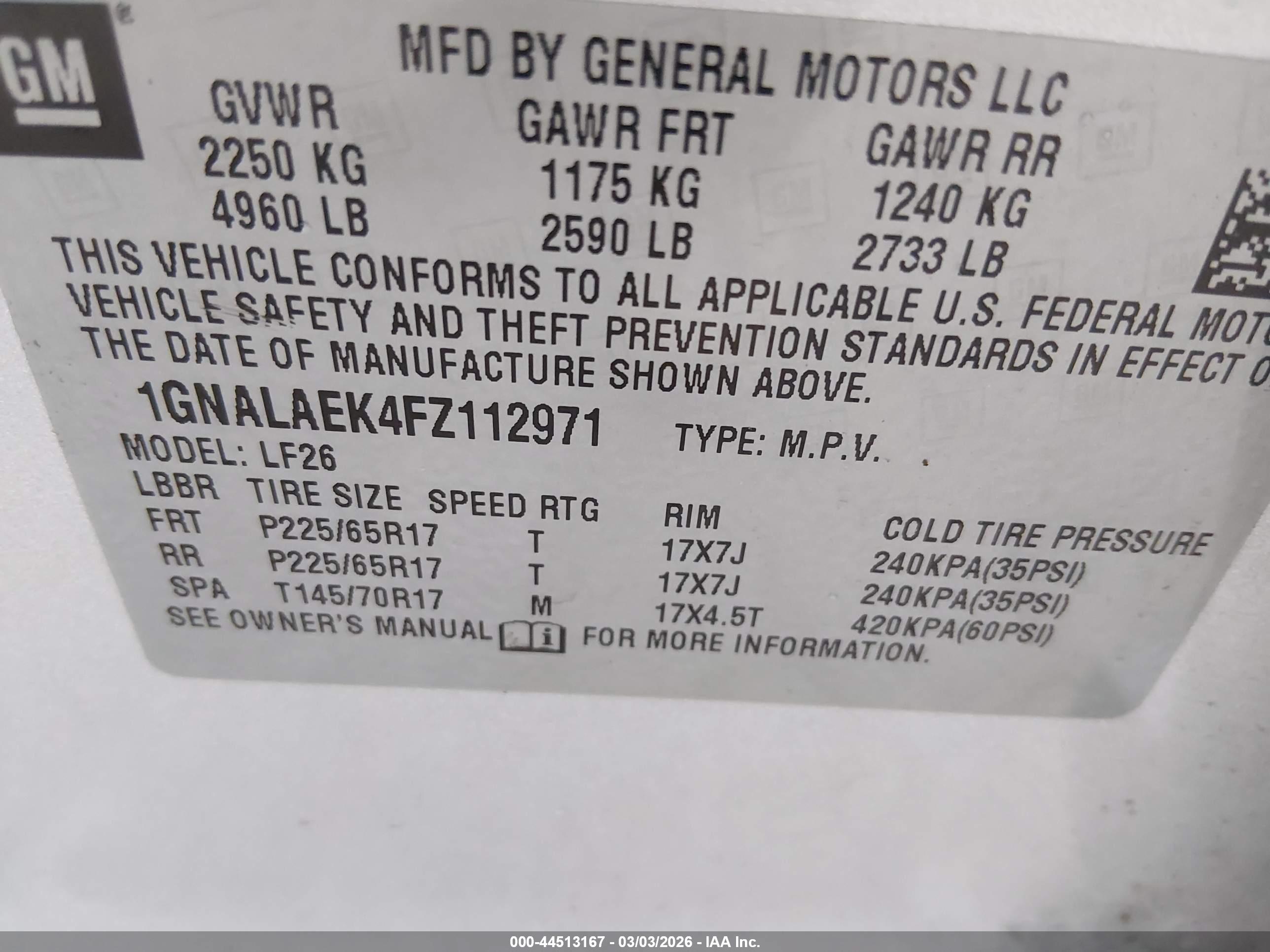 CHEVROLET EQUINOX image 9