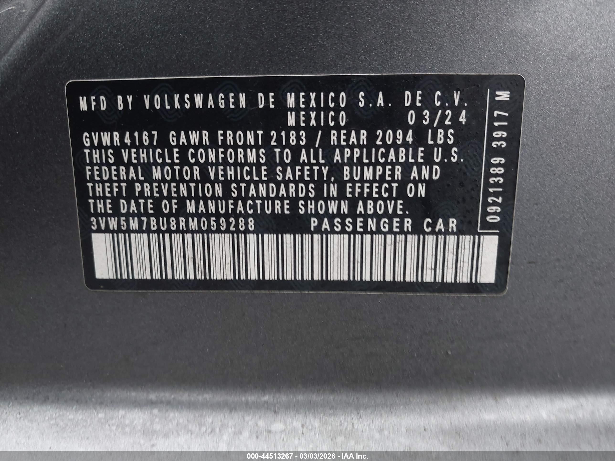 VOLKSWAGEN JETTA image 9