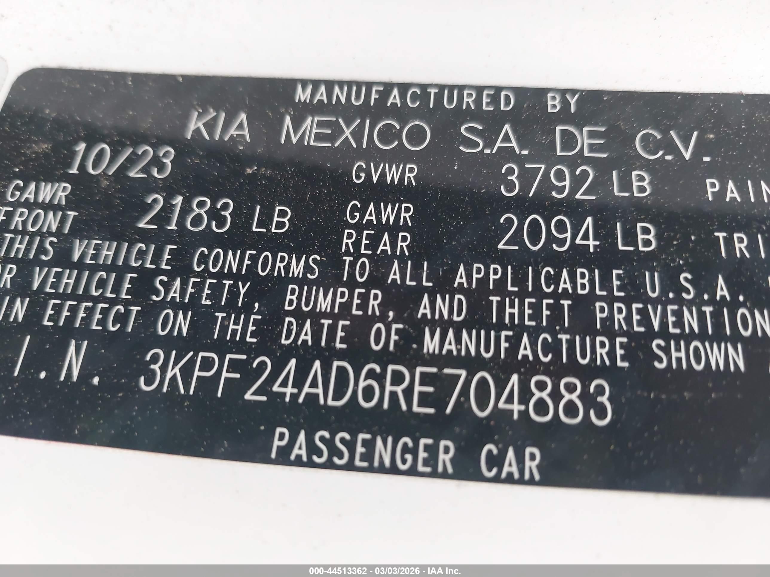 KIA FORTE image 9