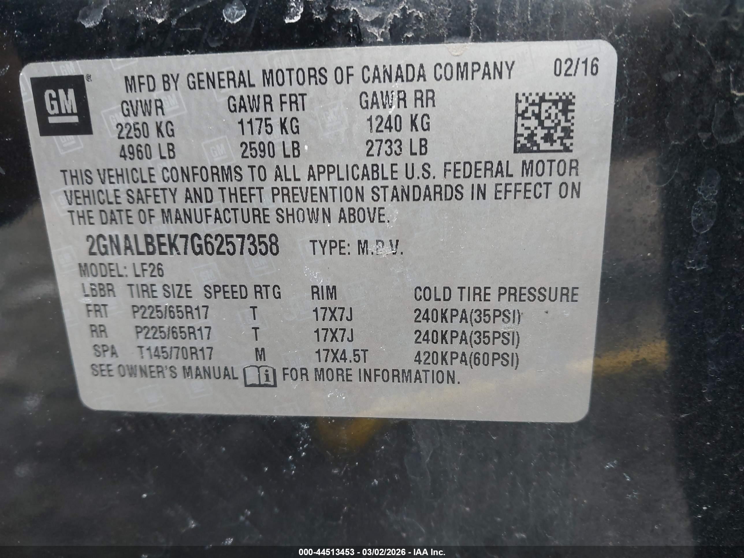 CHEVROLET EQUINOX image 9