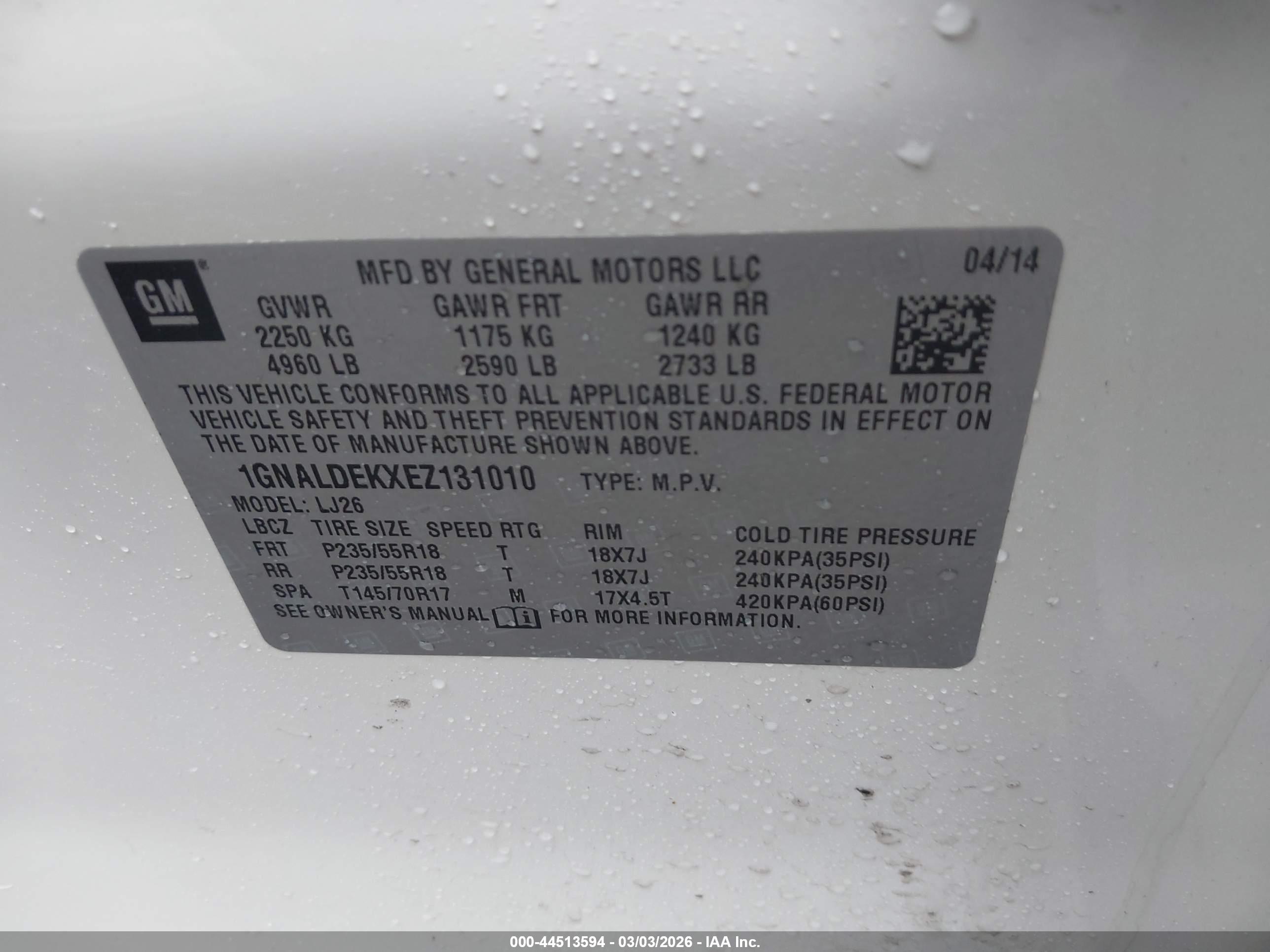 CHEVROLET EQUINOX image 9
