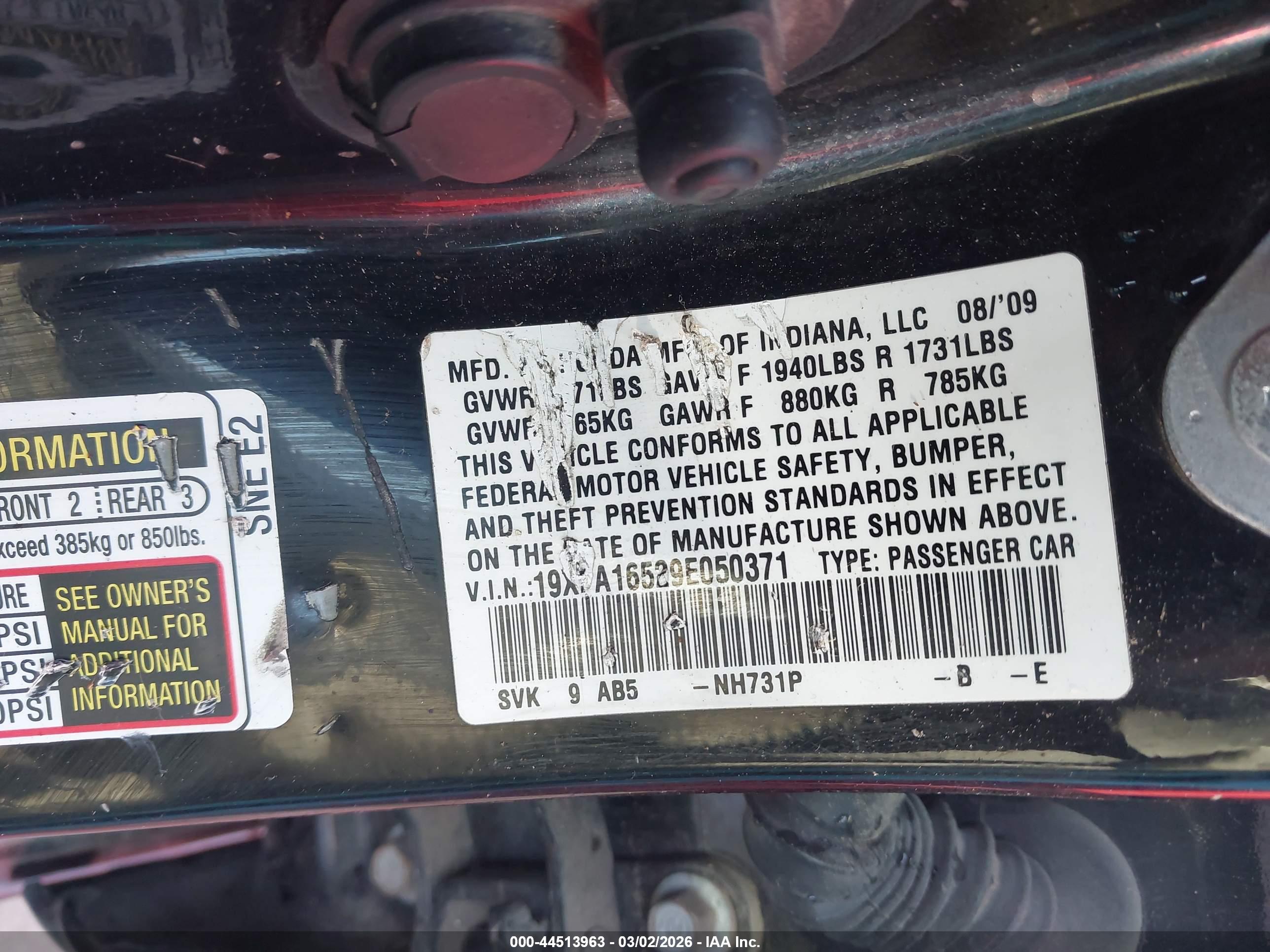 HONDA CIVIC image 9