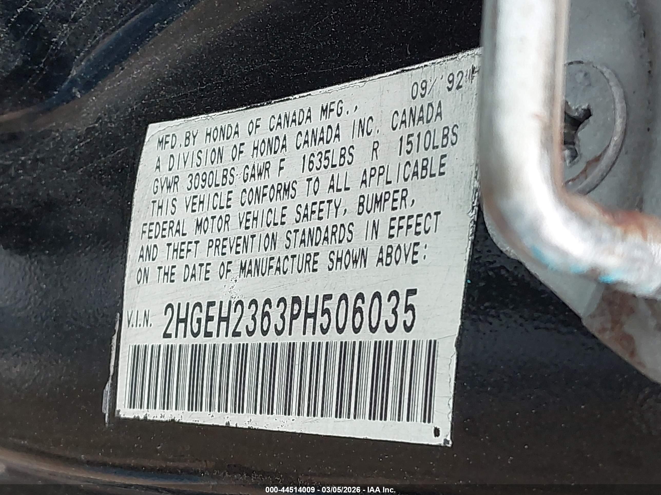 HONDA CIVIC image 9