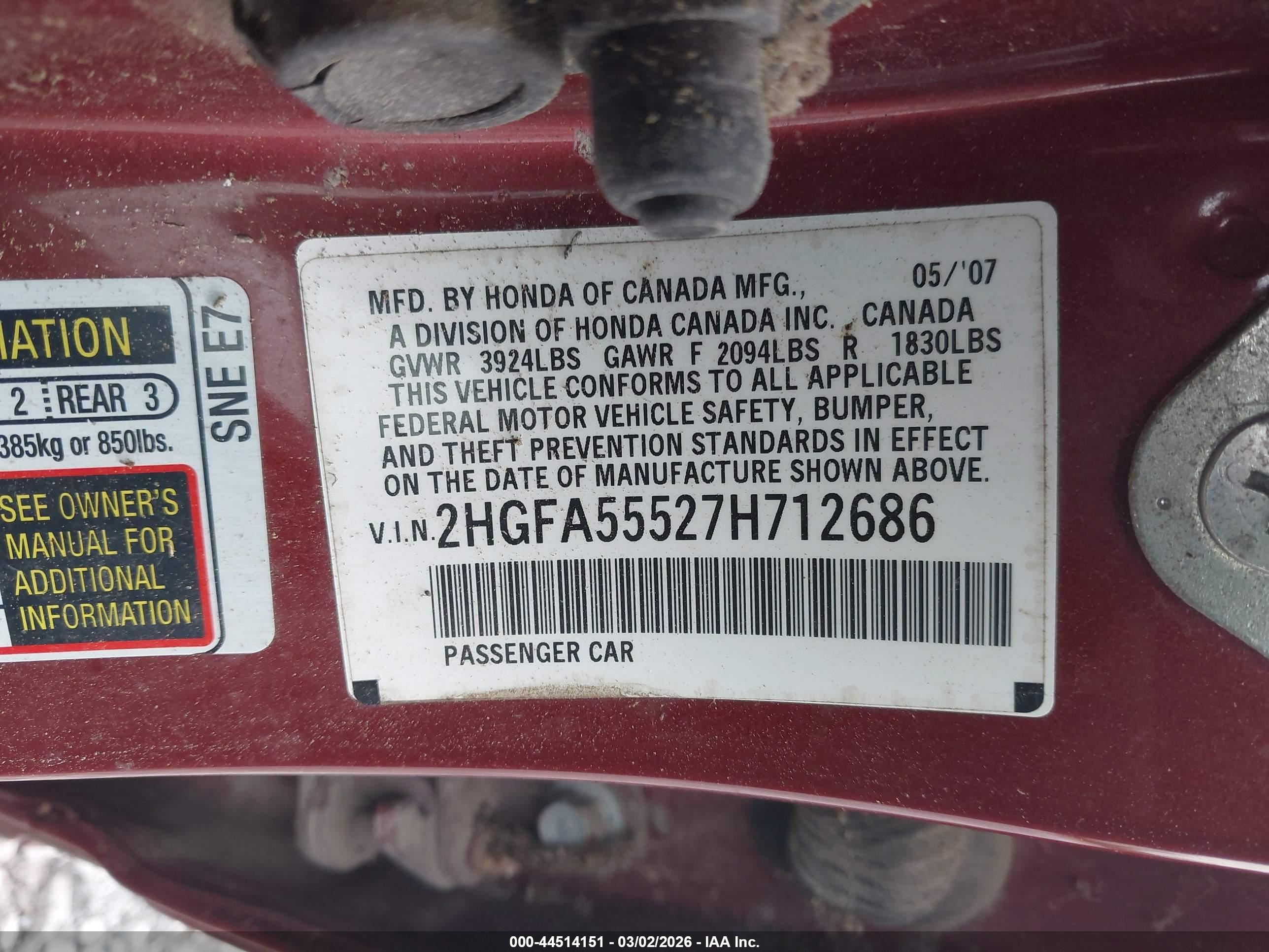 HONDA CIVIC image 9