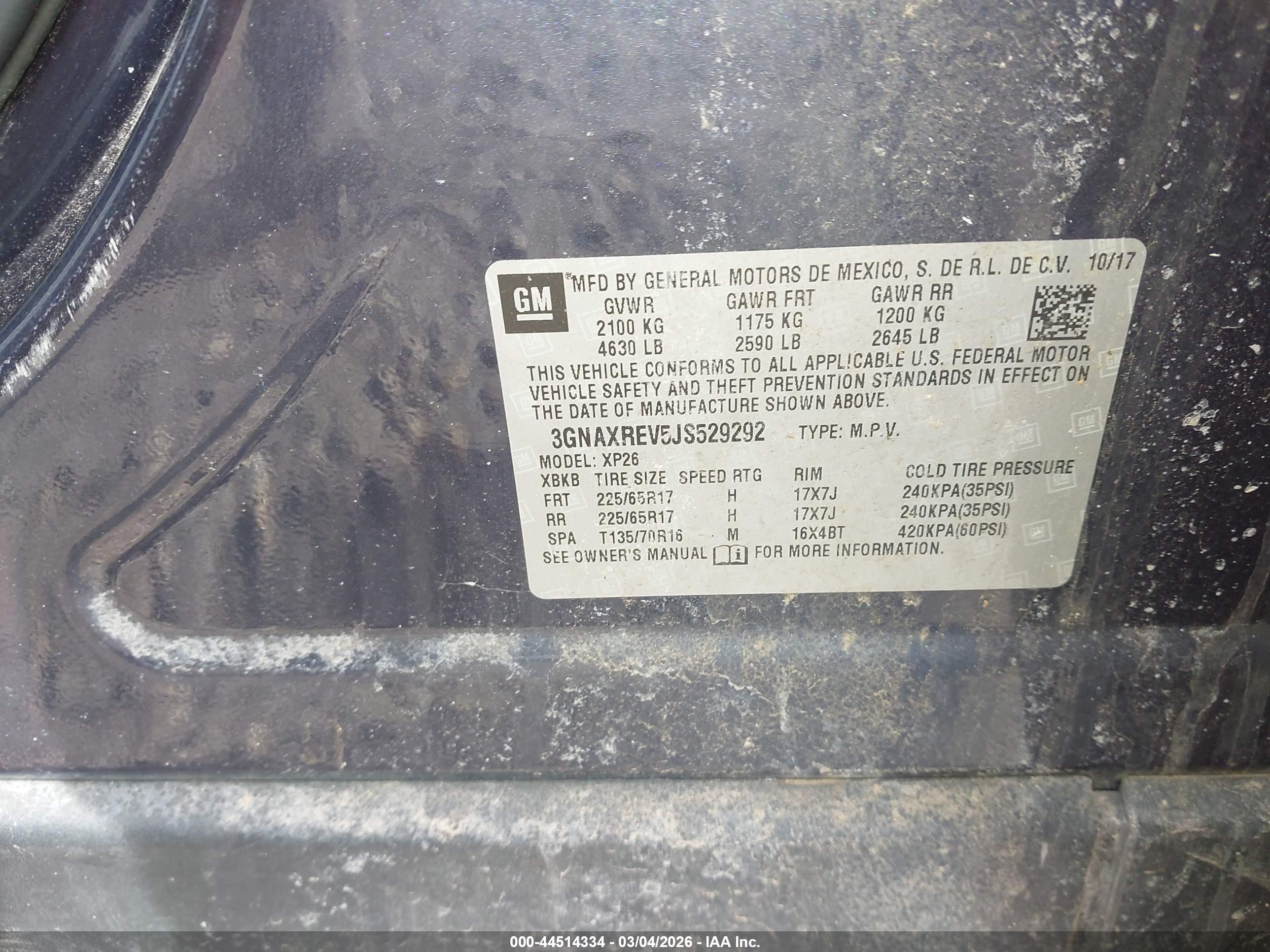 CHEVROLET EQUINOX image 9