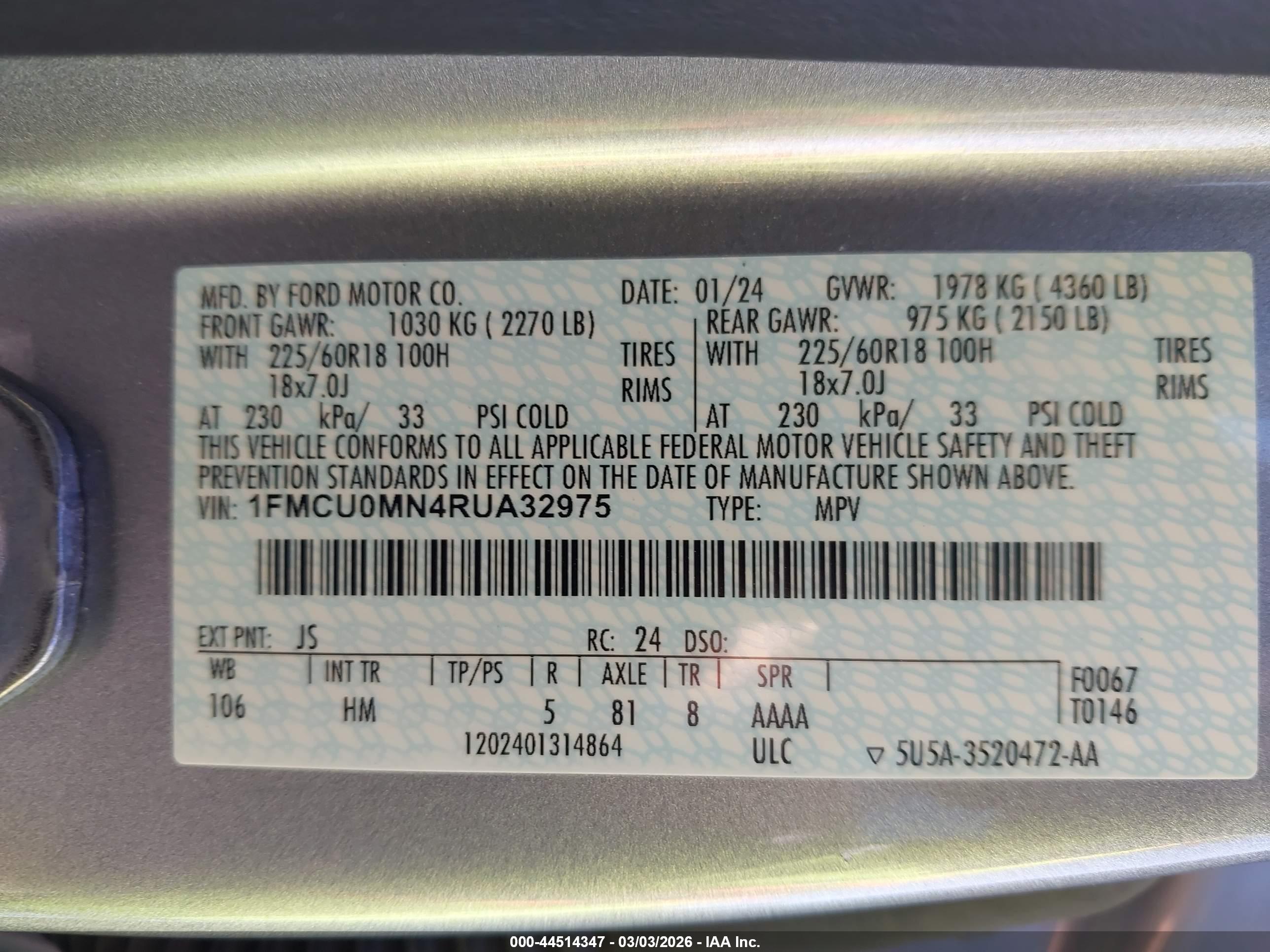 FORD ESCAPE image 9