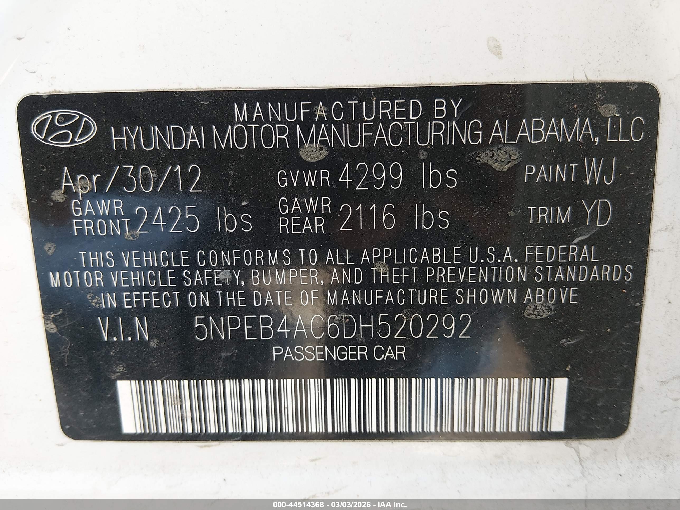 HYUNDAI SONATA image 9