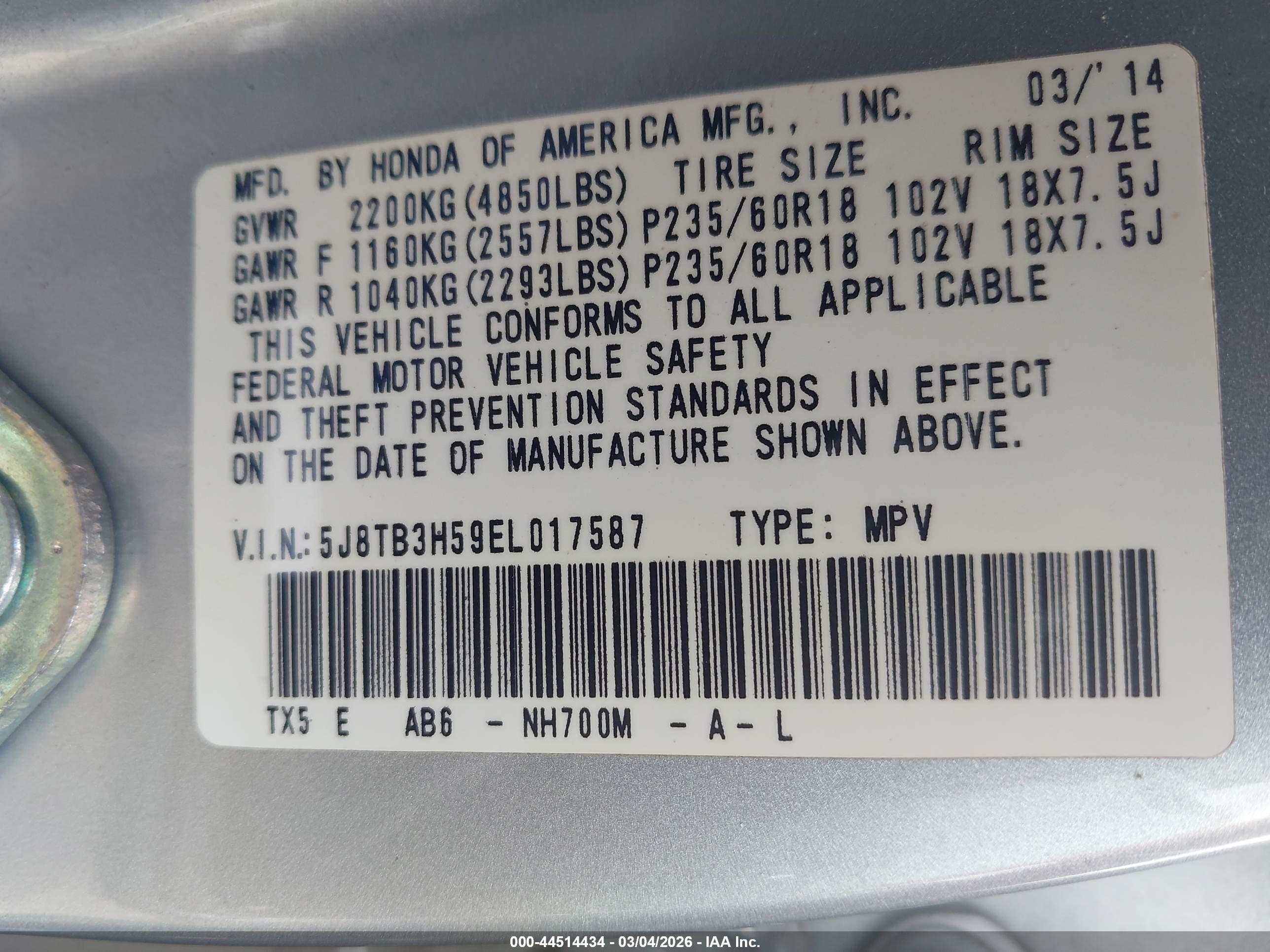 ACURA RDX image 9