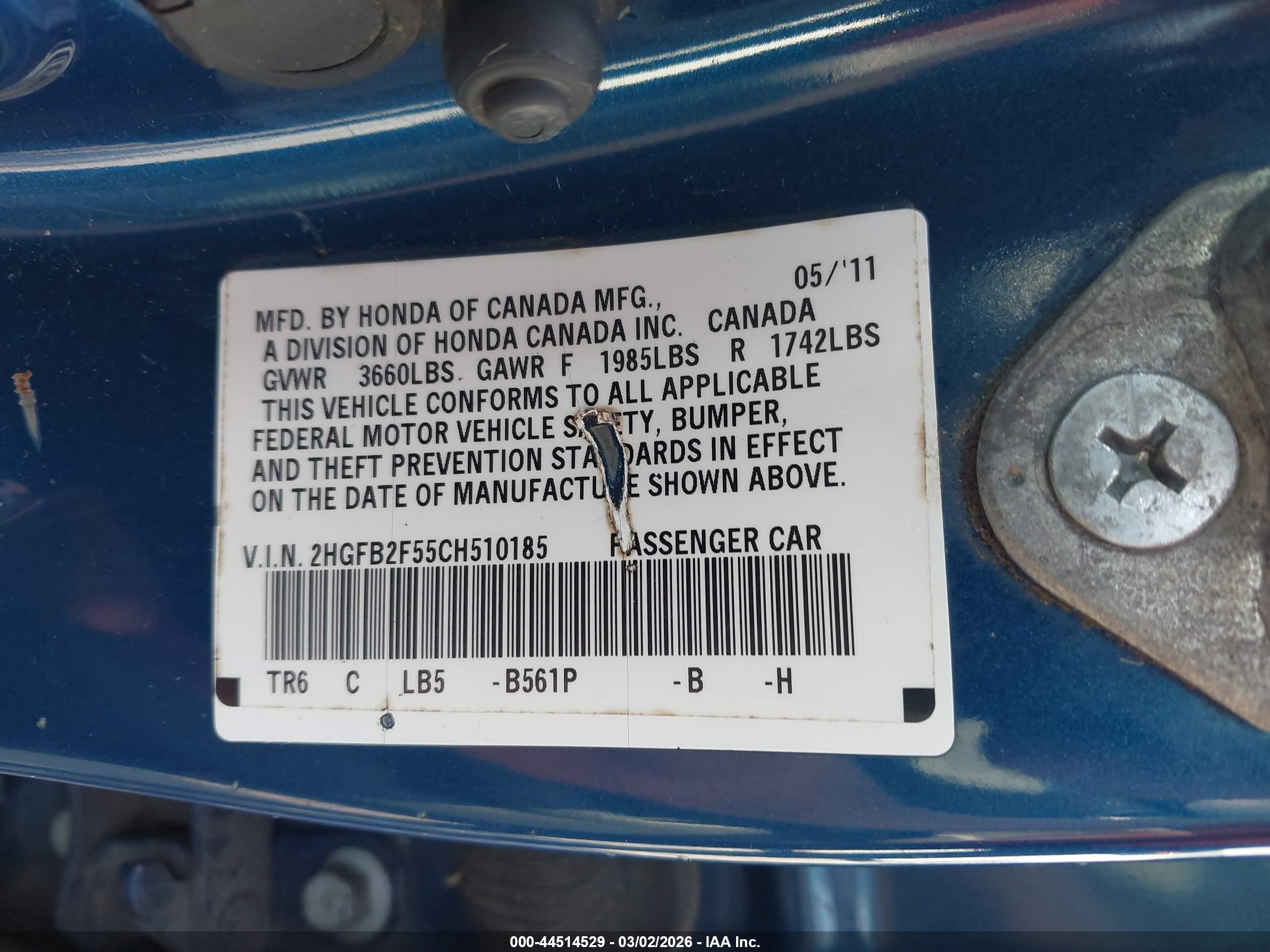 HONDA CIVIC image 9