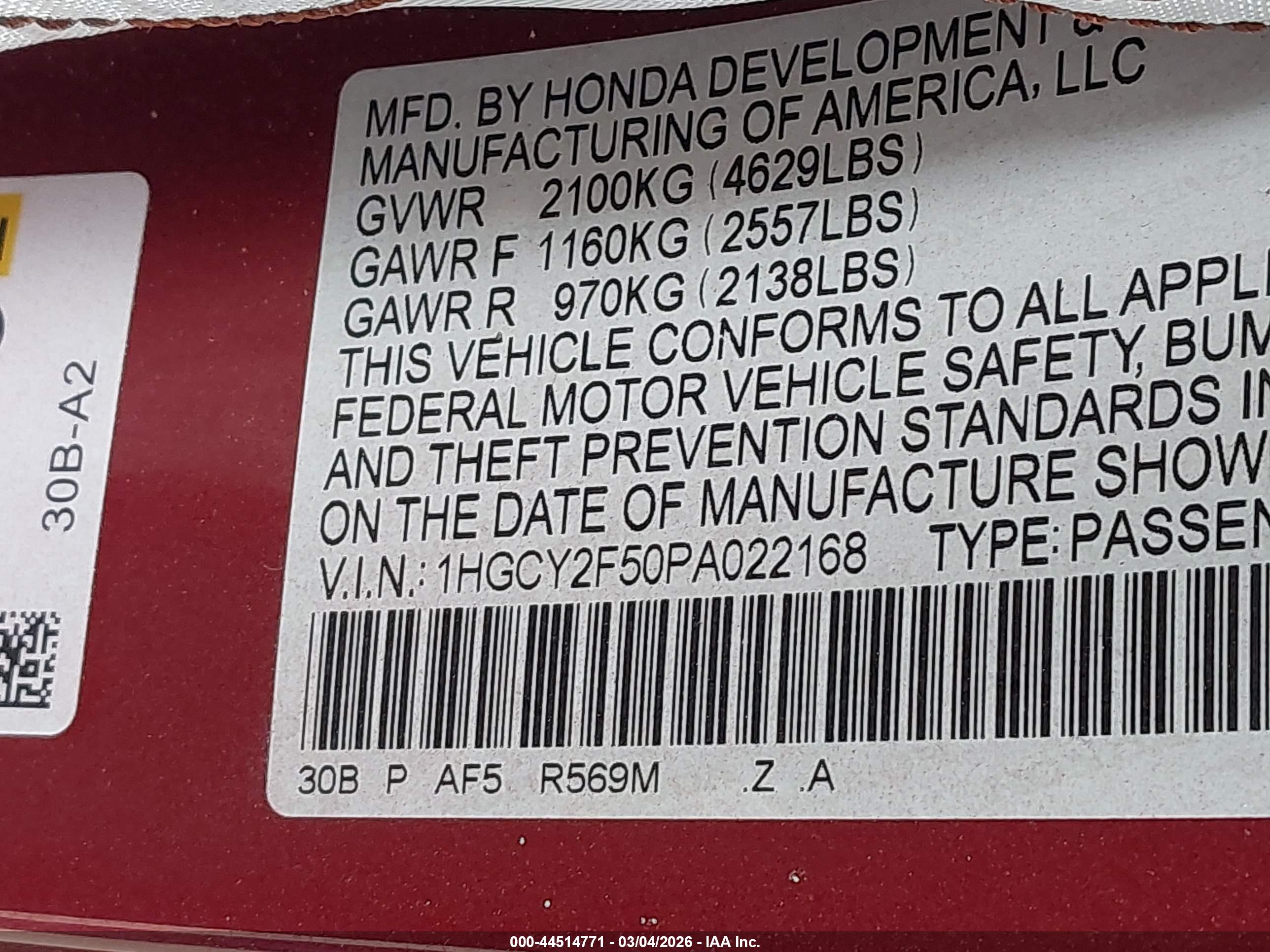 HONDA ACCORD image 9