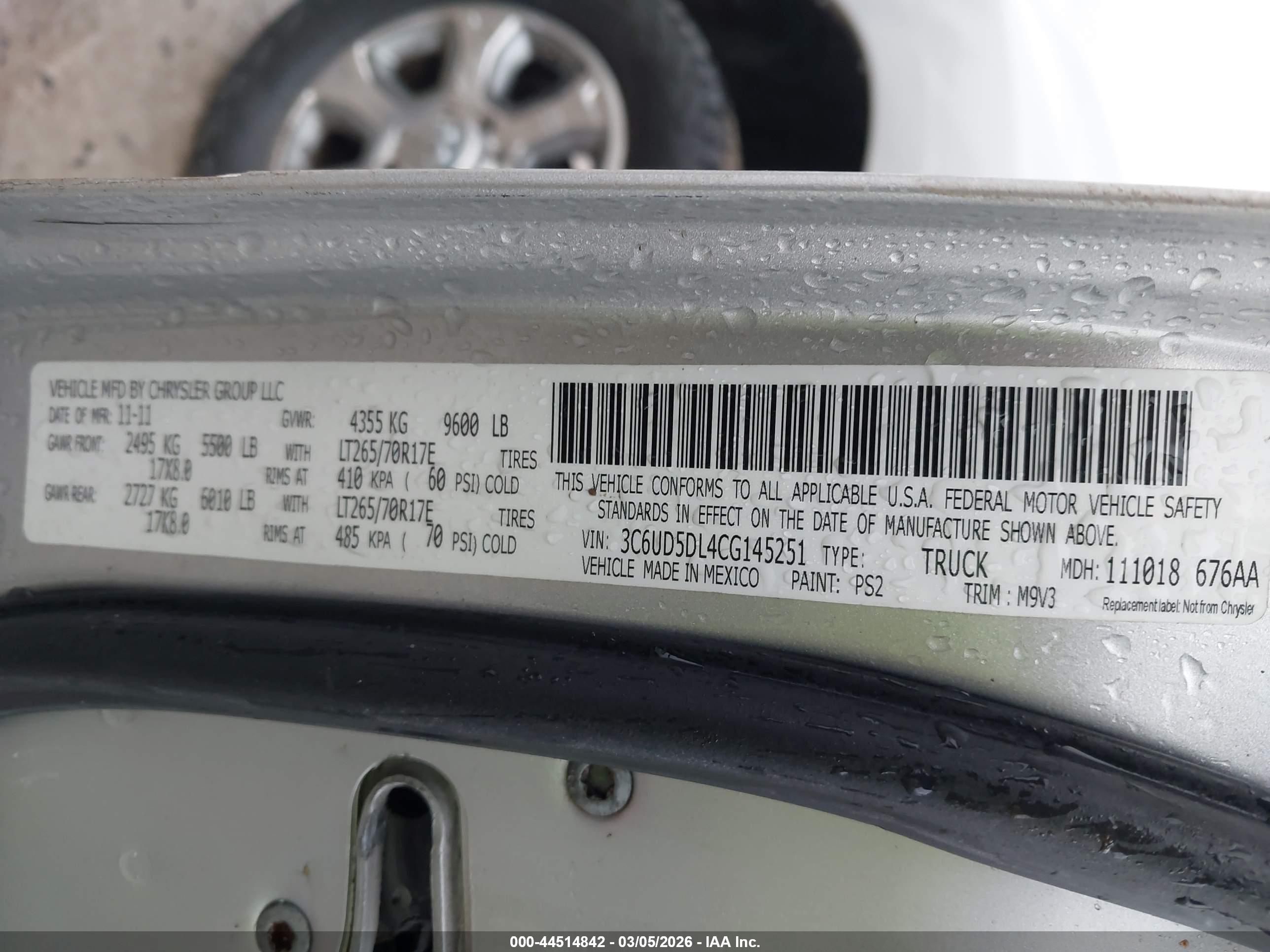RAM 2500 image 9