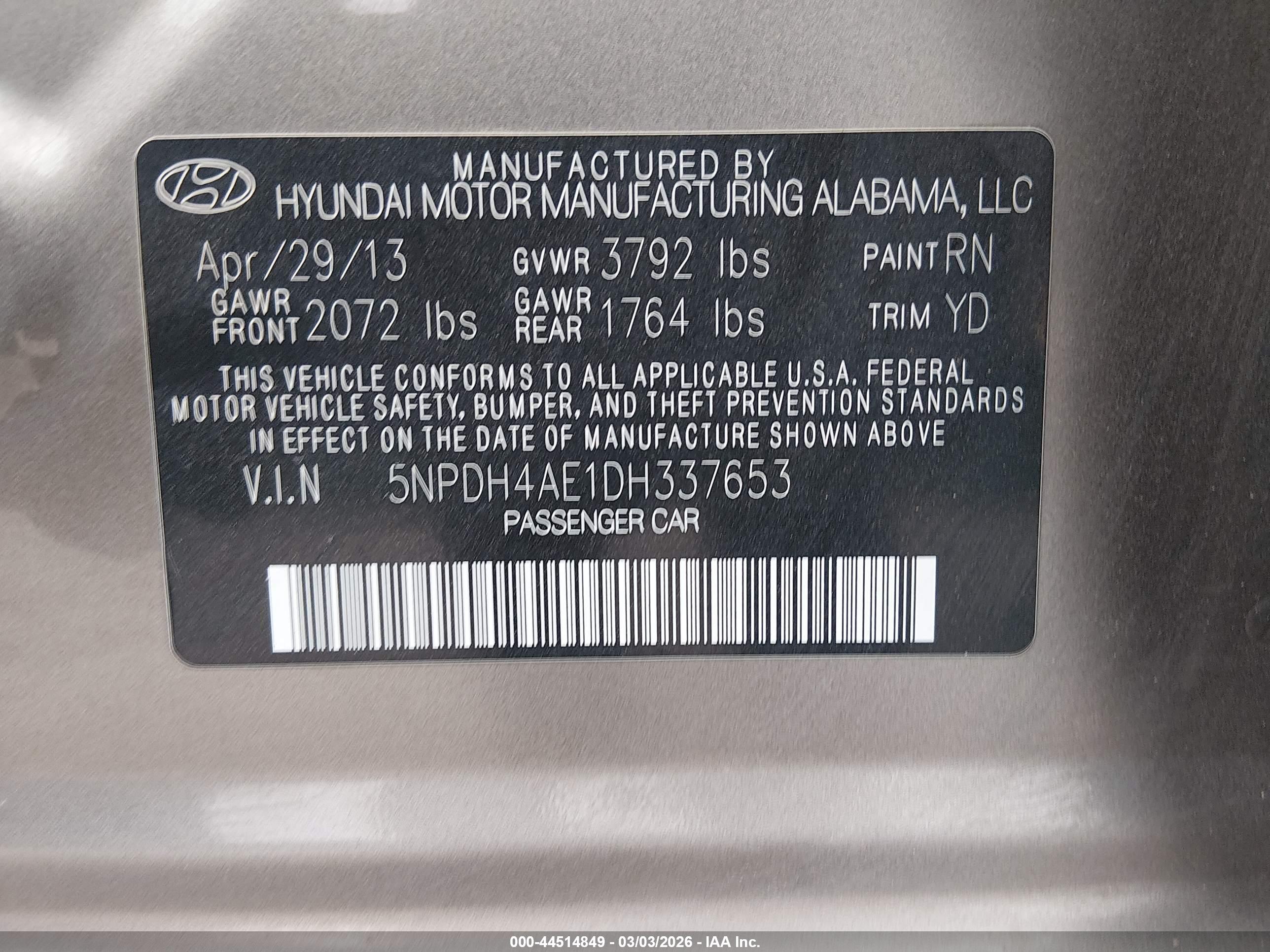 HYUNDAI ELANTRA image 9
