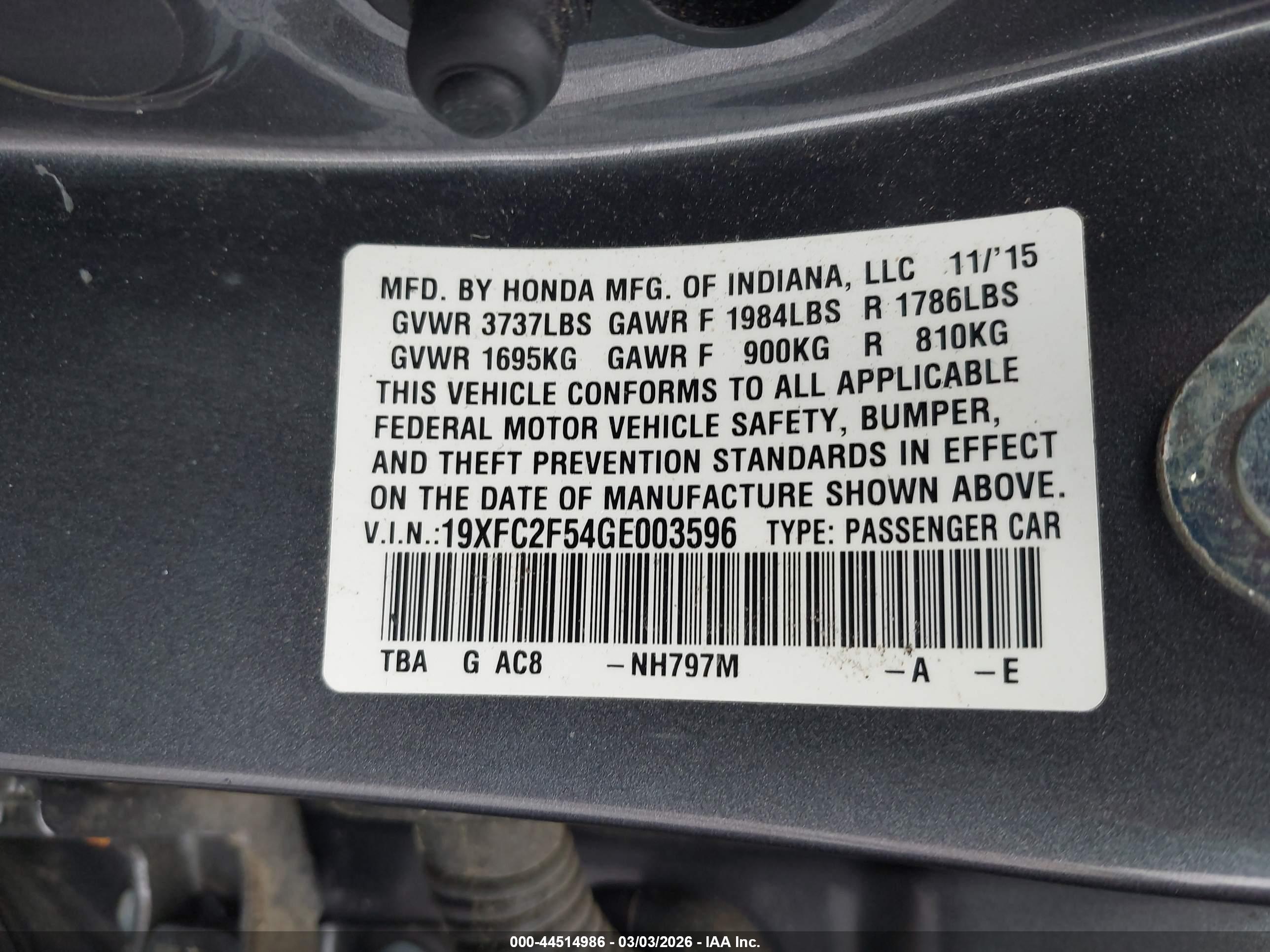 HONDA CIVIC image 9