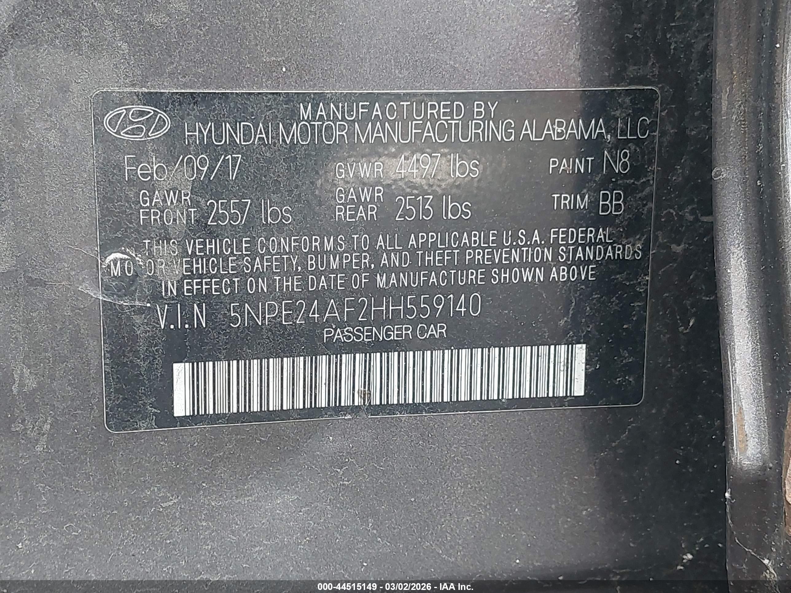 HYUNDAI SONATA image 9