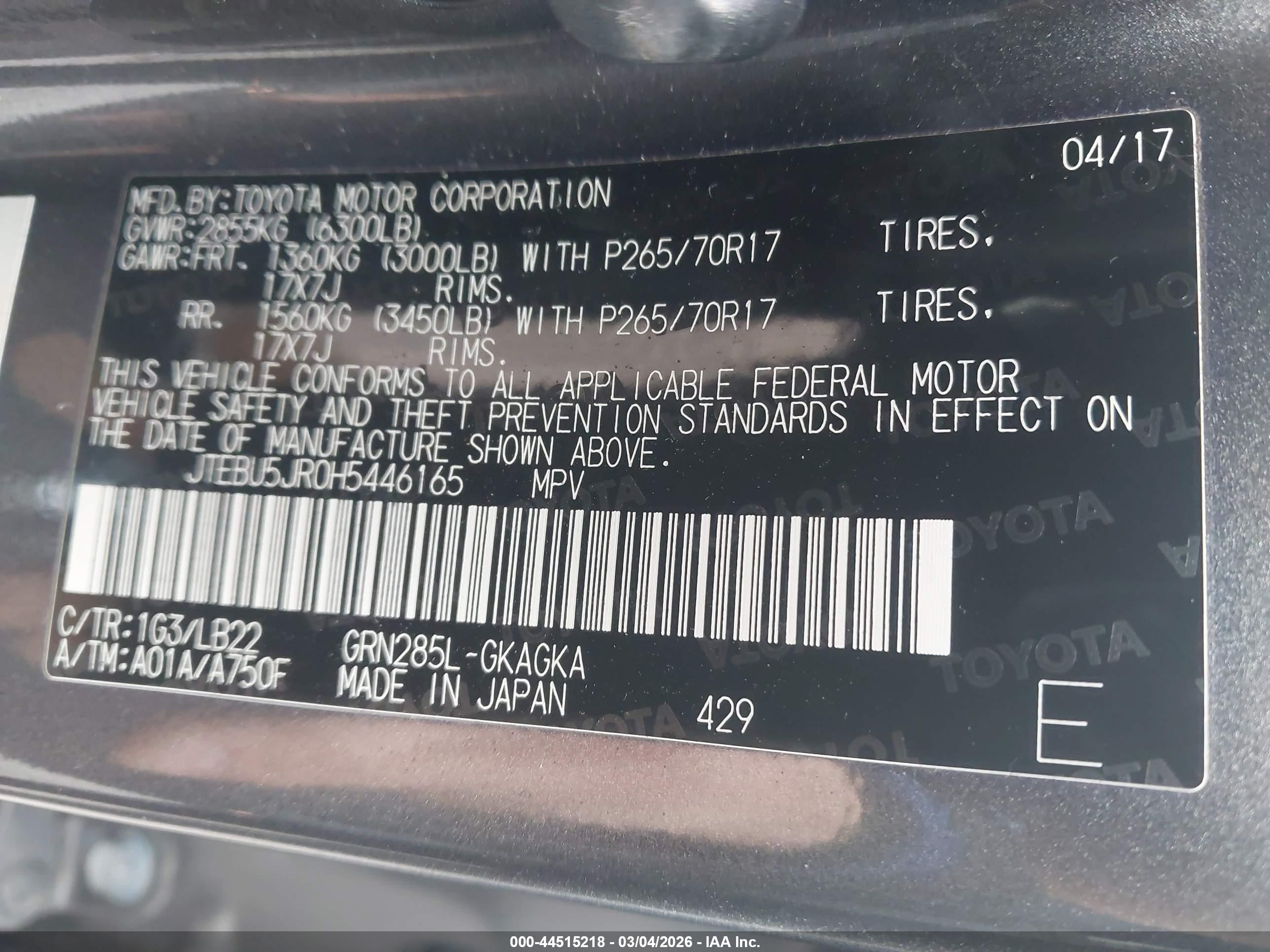 TOYOTA 4RUNNER image 9