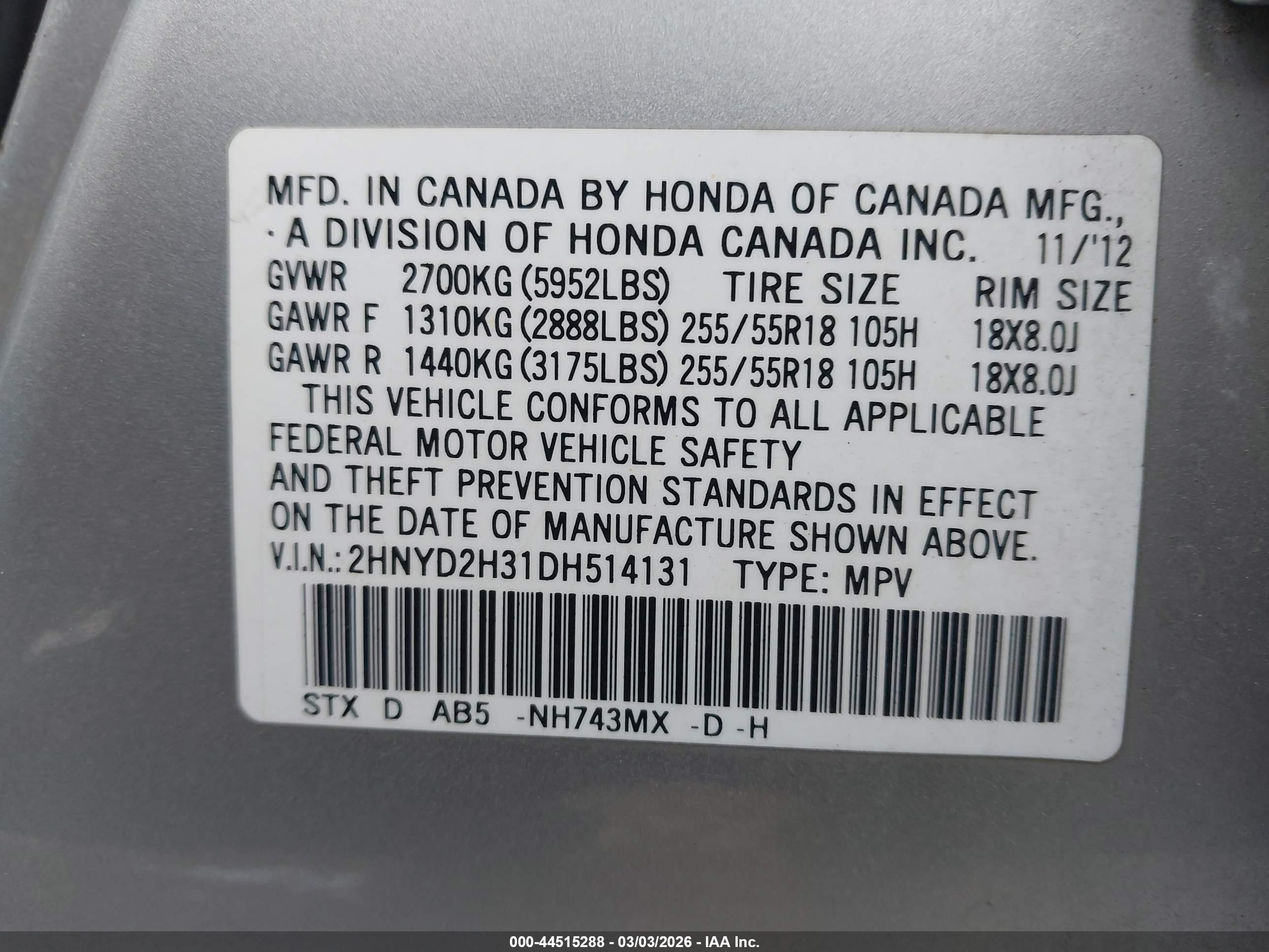 ACURA MDX image 9