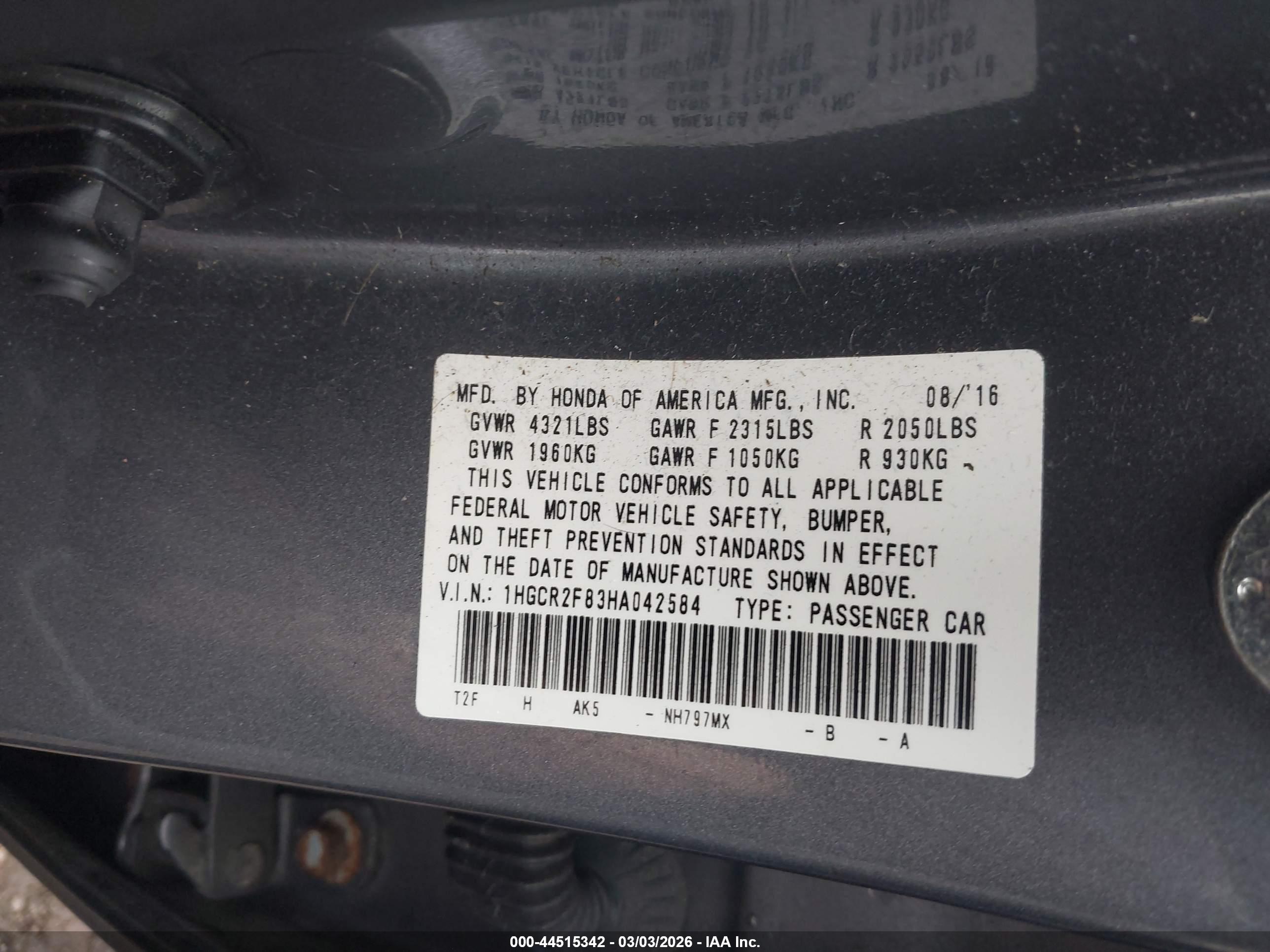 HONDA ACCORD image 9
