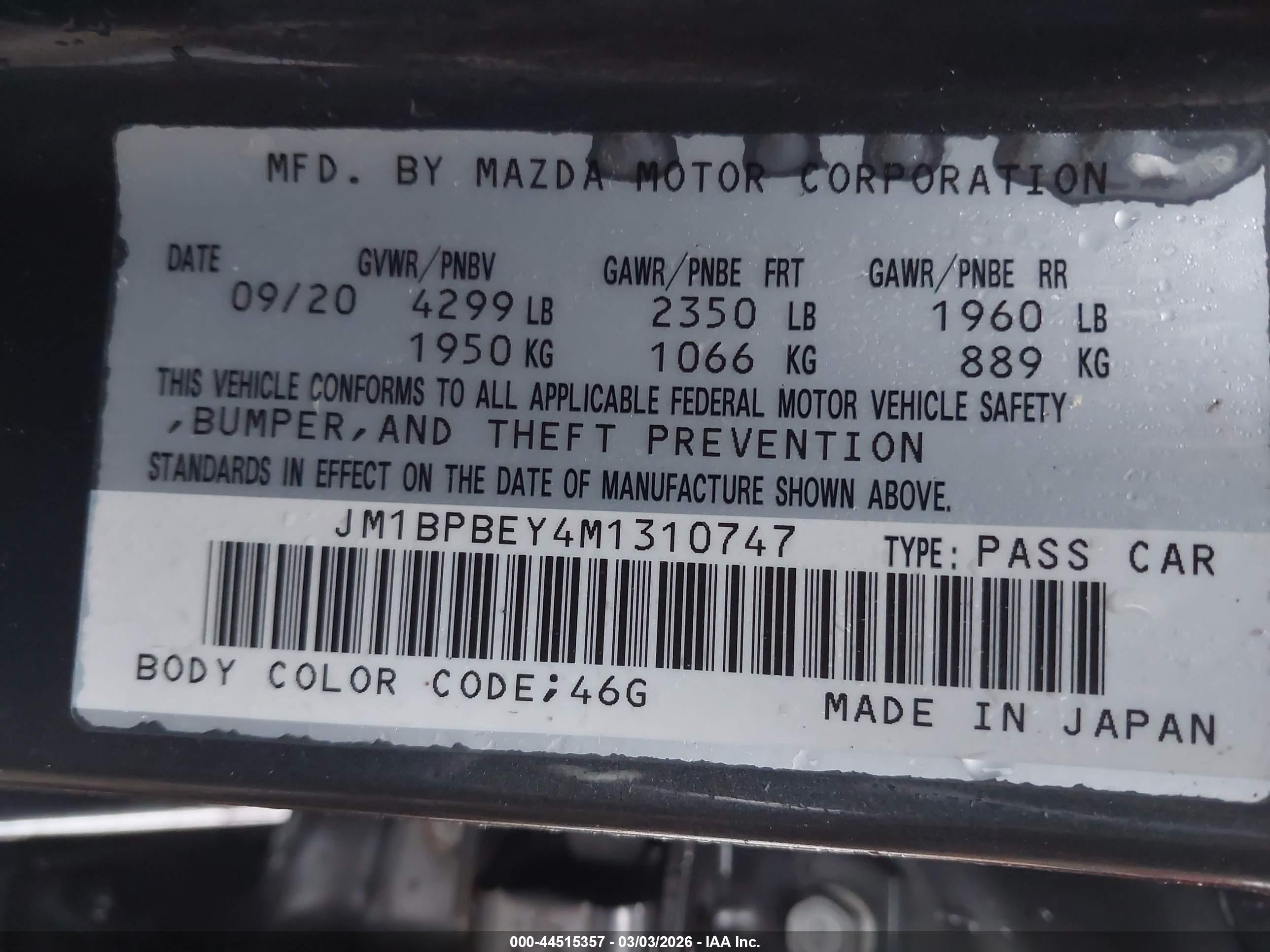 MAZDA MAZDA3 image 9