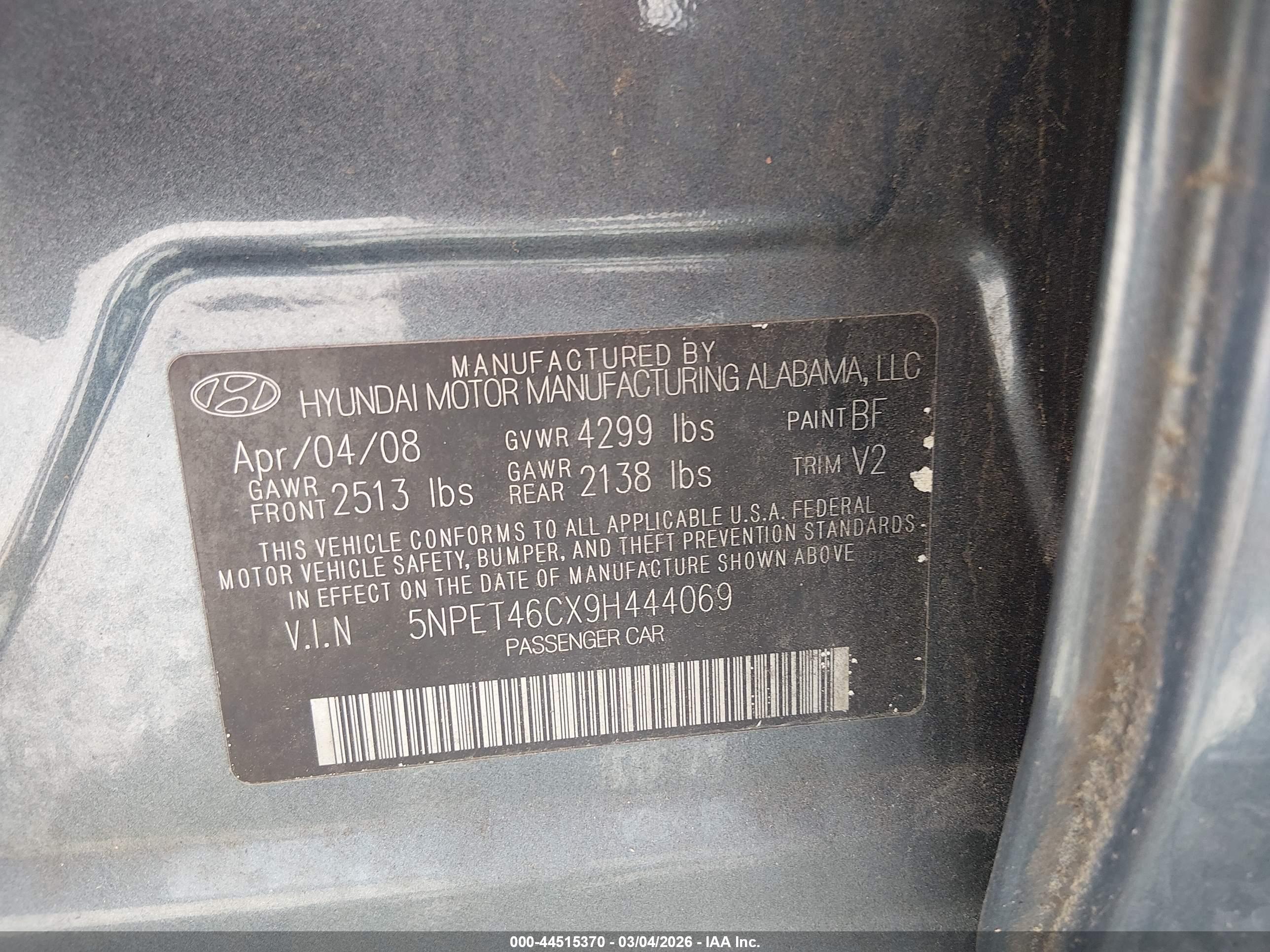 HYUNDAI SONATA image 9