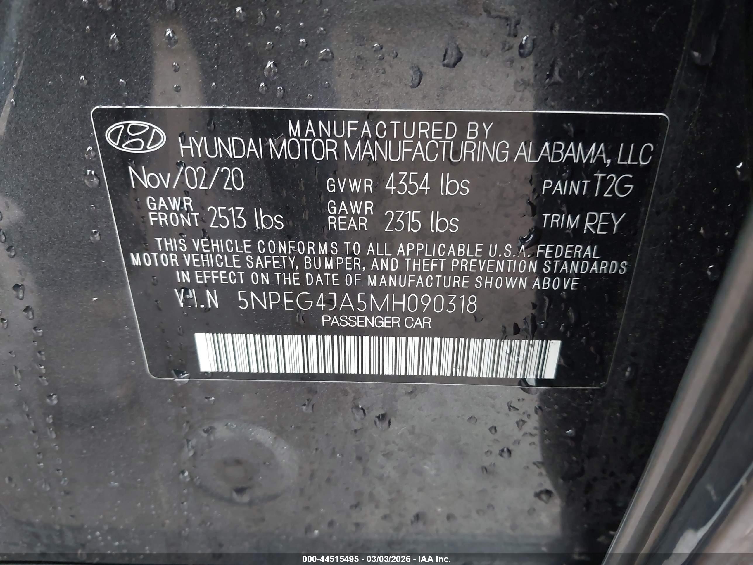 HYUNDAI SONATA image 9