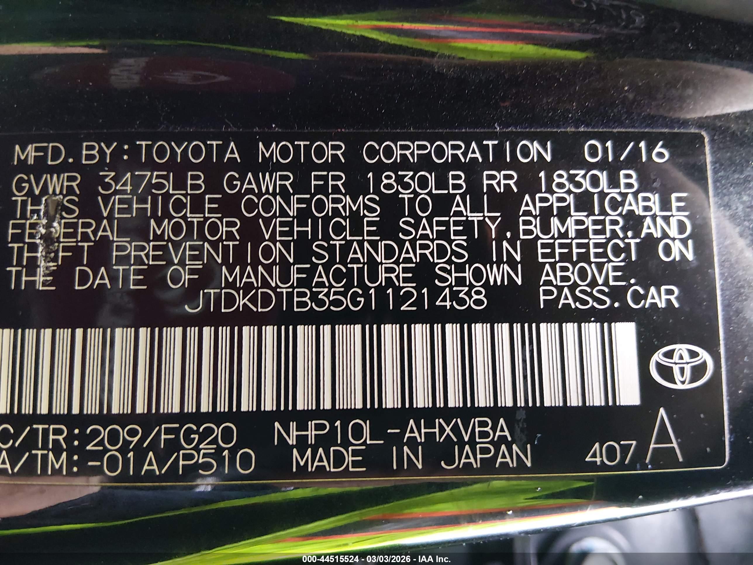 TOYOTA PRIUS image 9