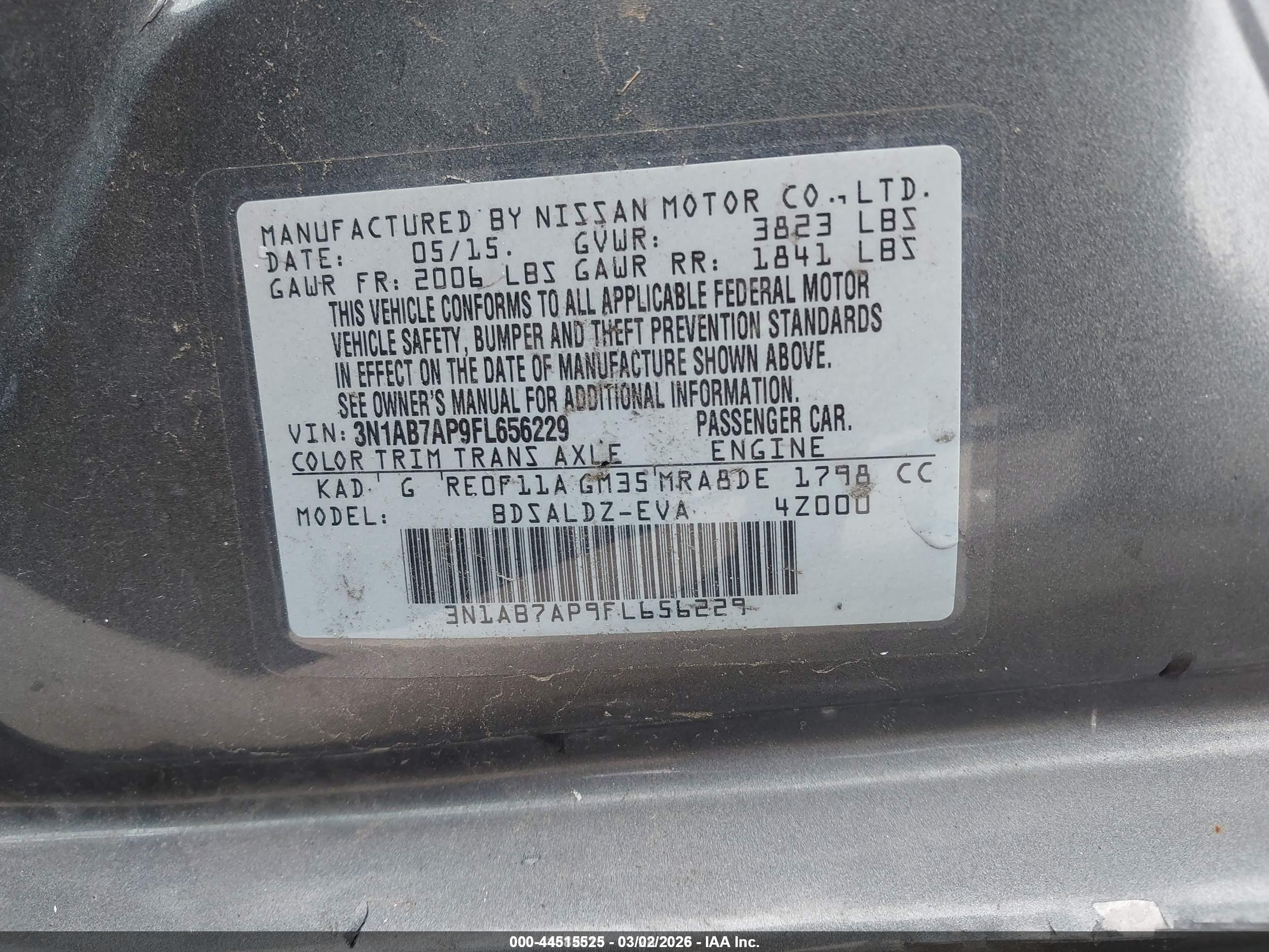 NISSAN SENTRA image 9