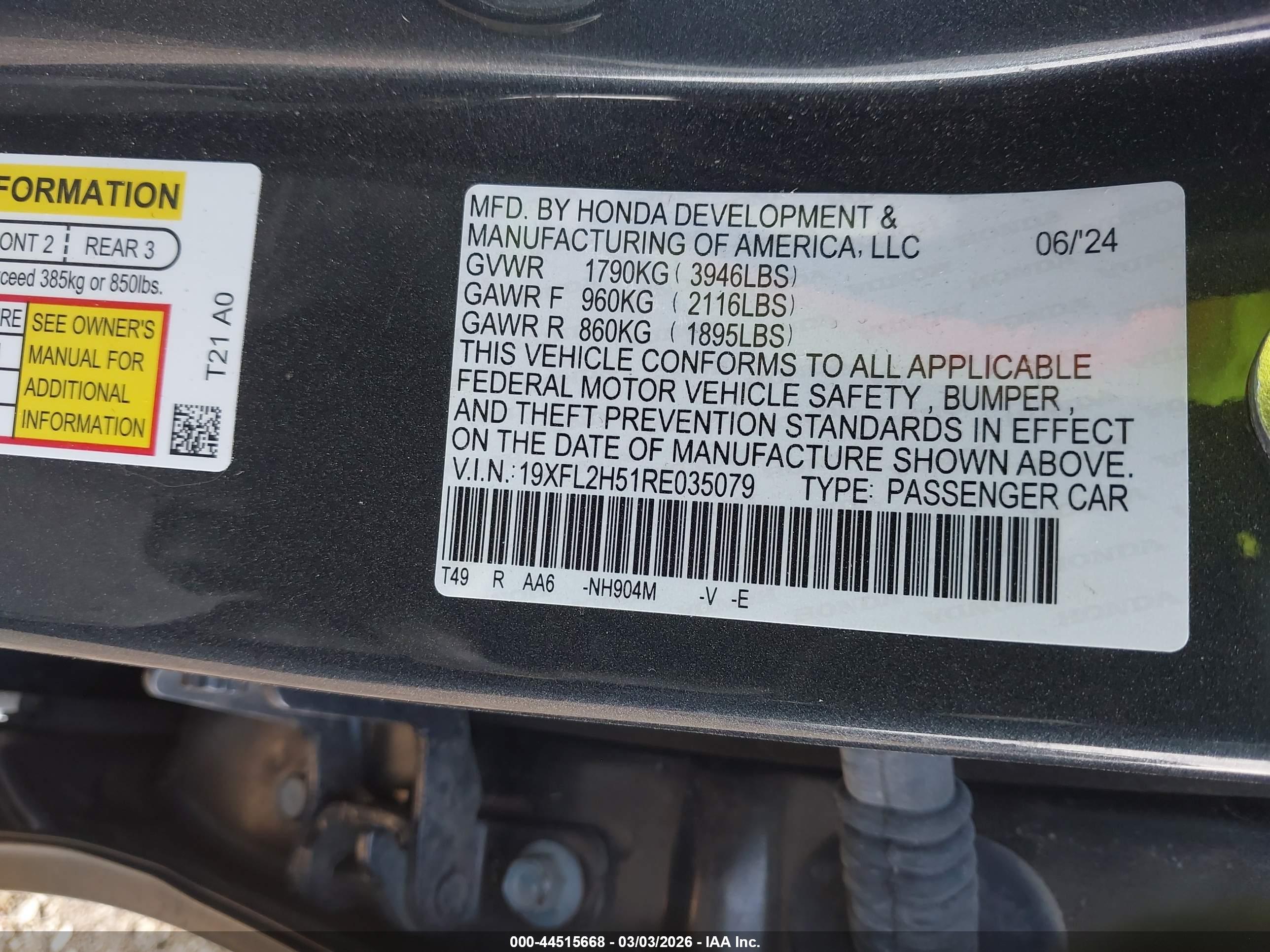 HONDA CIVIC image 9