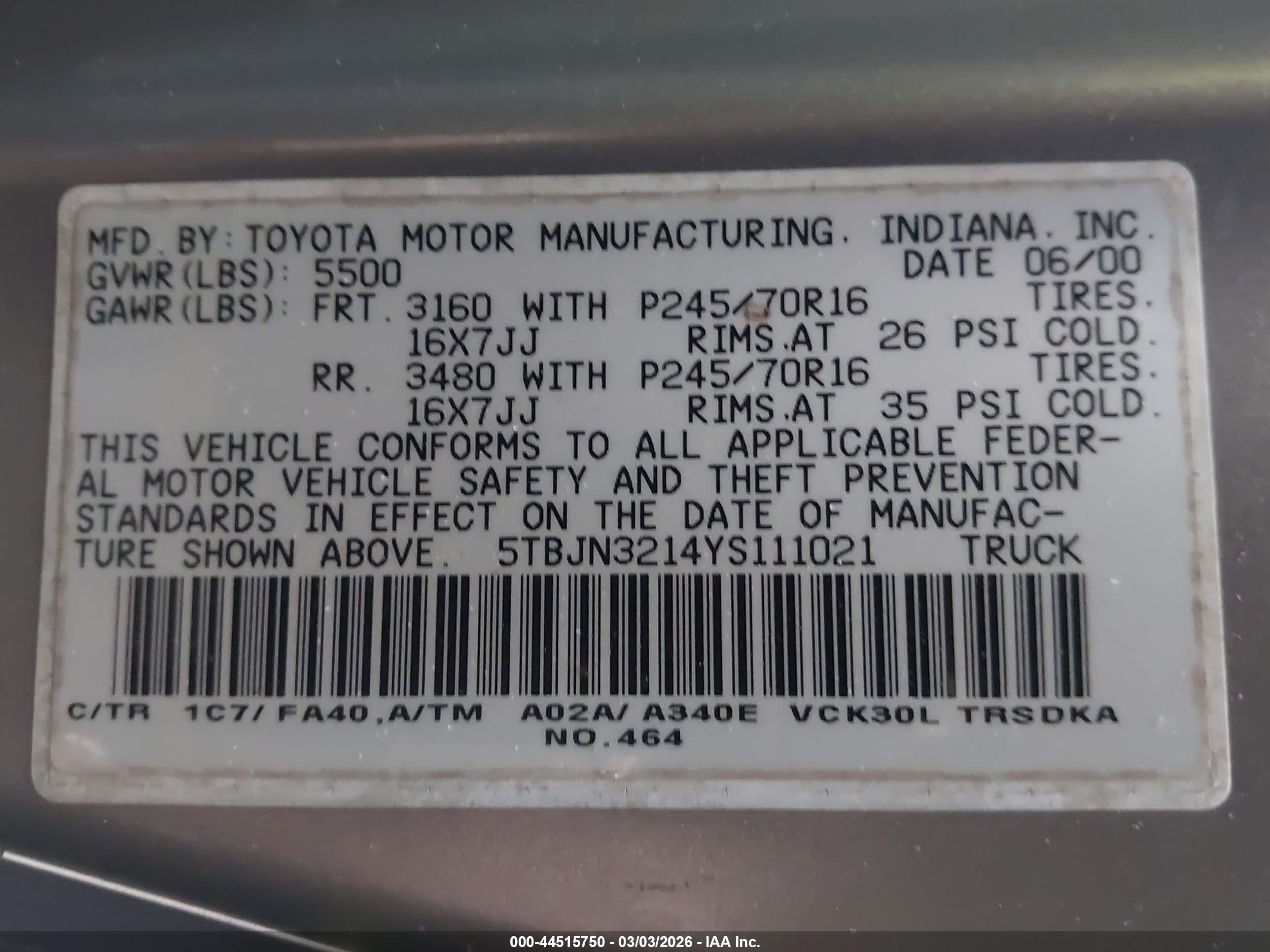 TOYOTA TUNDRA image 9