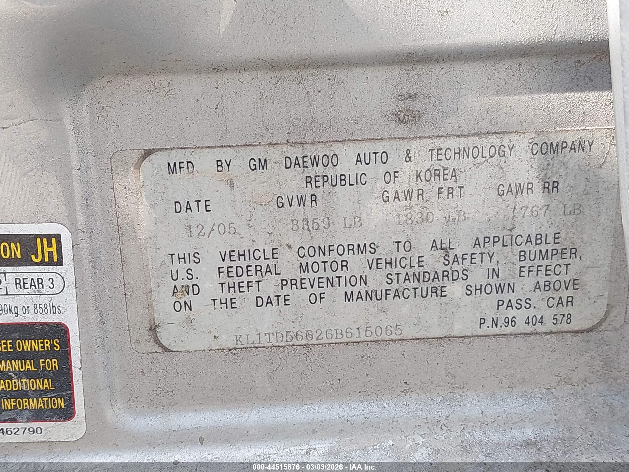 CHEVROLET AVEO image 9