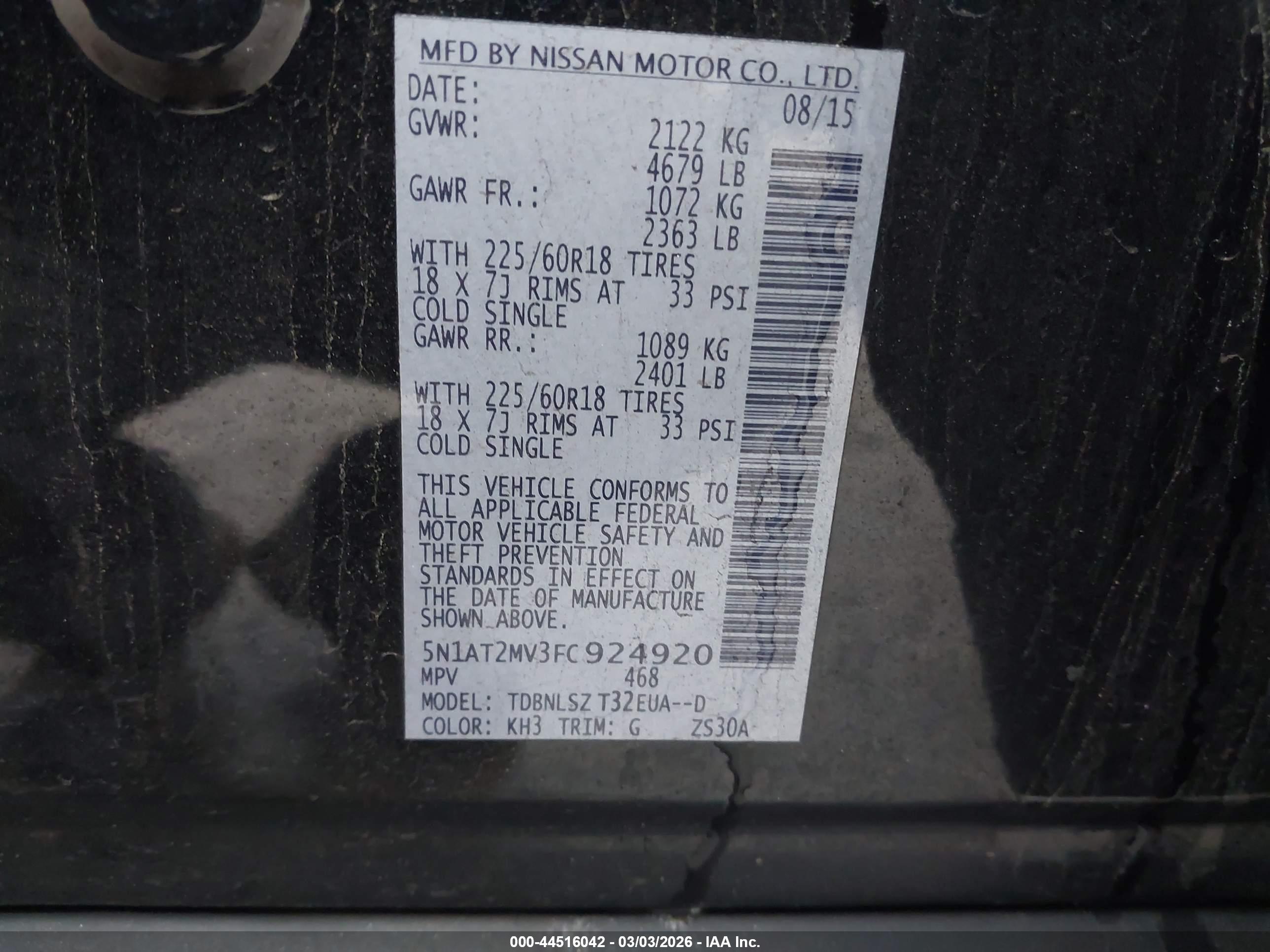 NISSAN ROGUE image 9