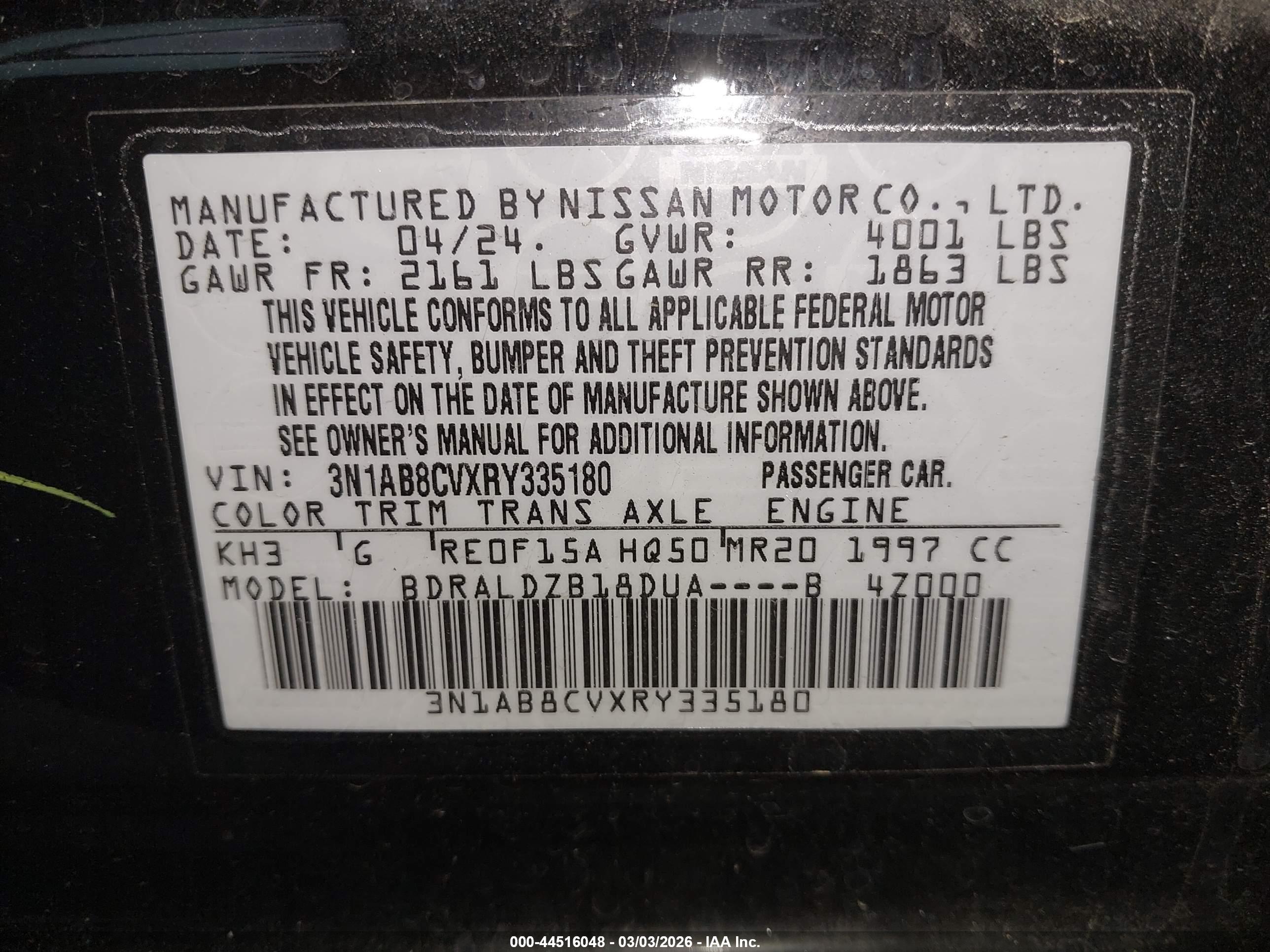 NISSAN SENTRA image 9