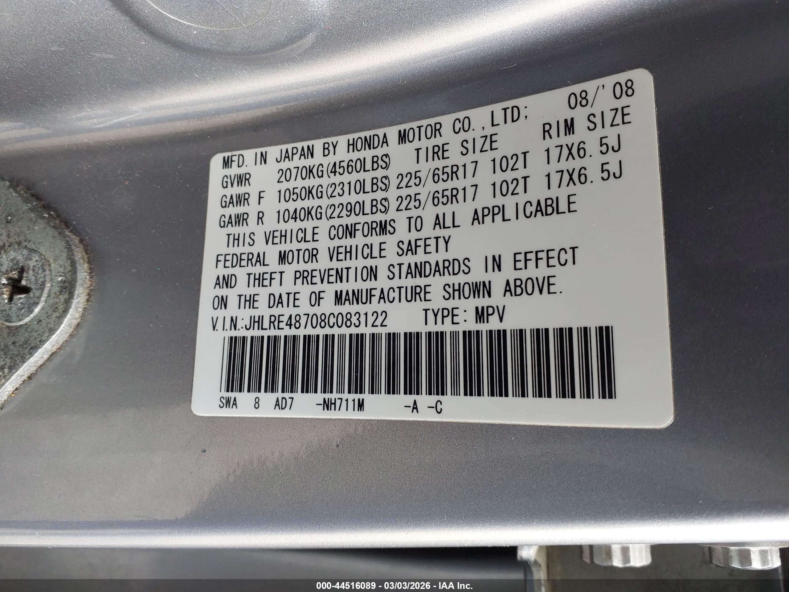 HONDA CR-V image 9