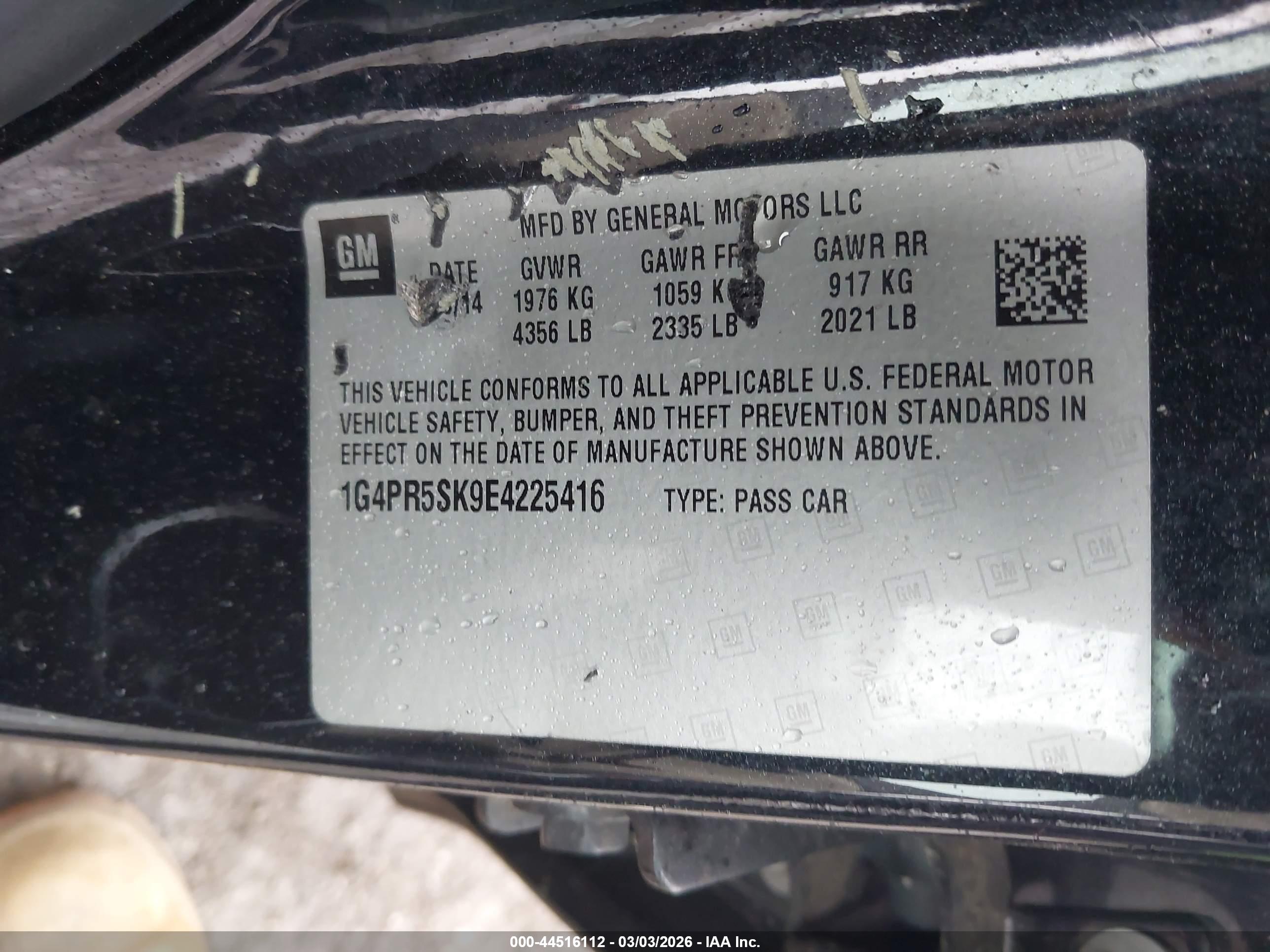 BUICK VERANO image 9