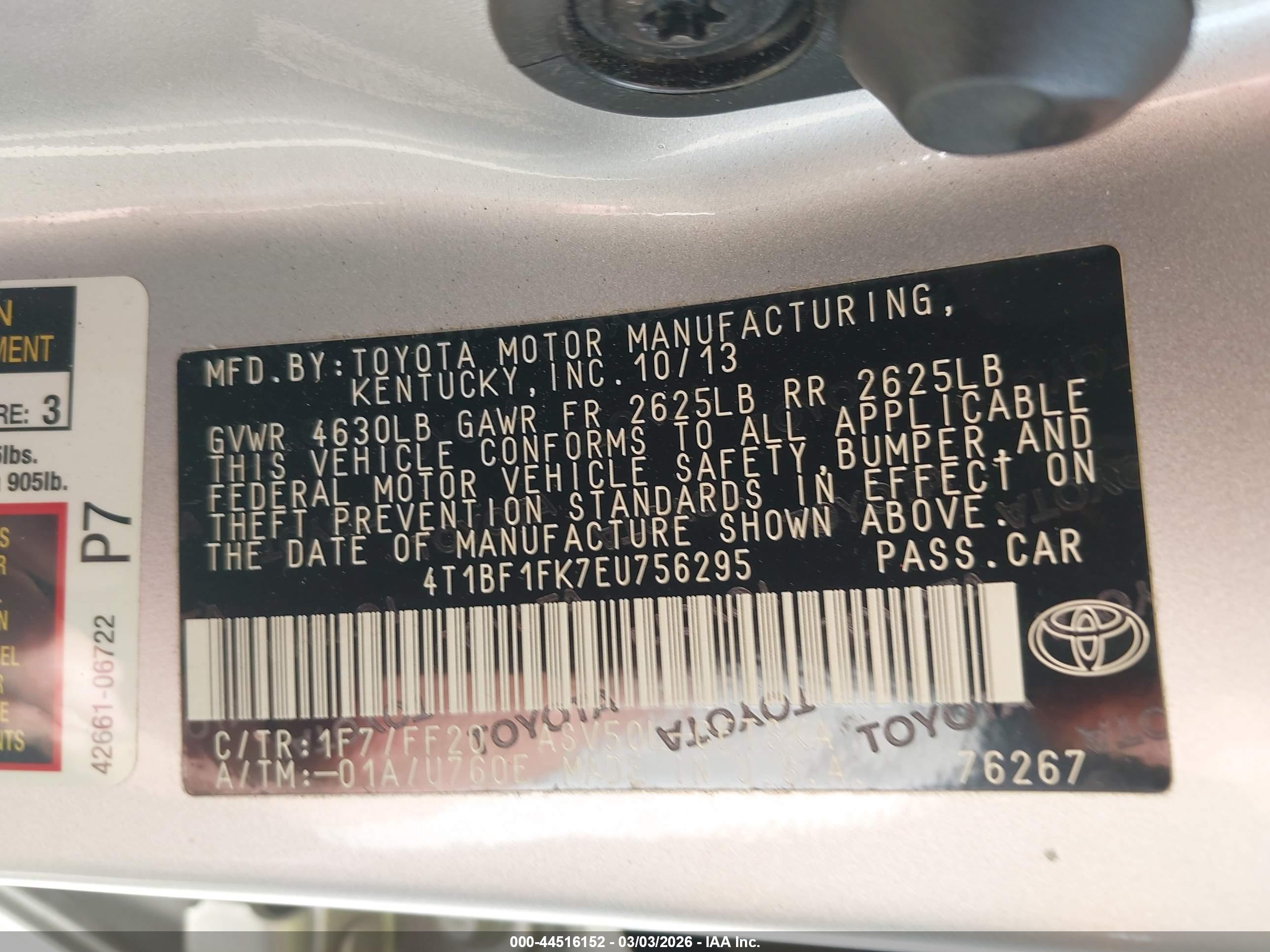 TOYOTA CAMRY image 9