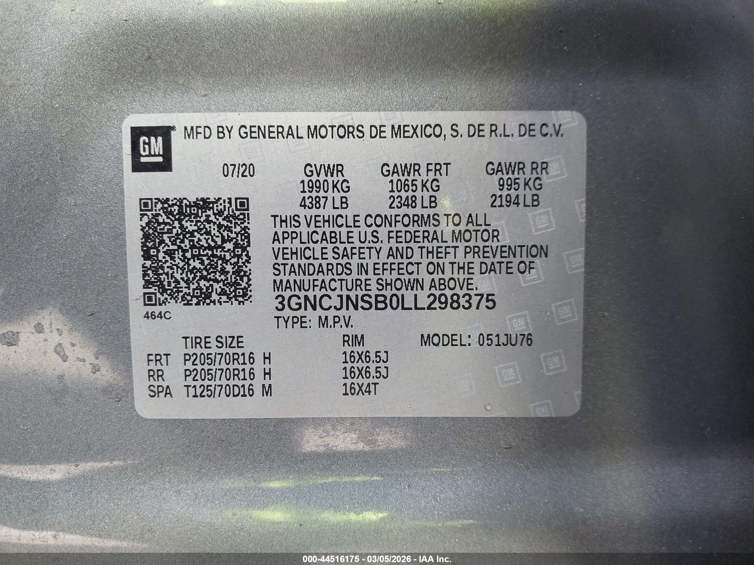 CHEVROLET TRAX image 9