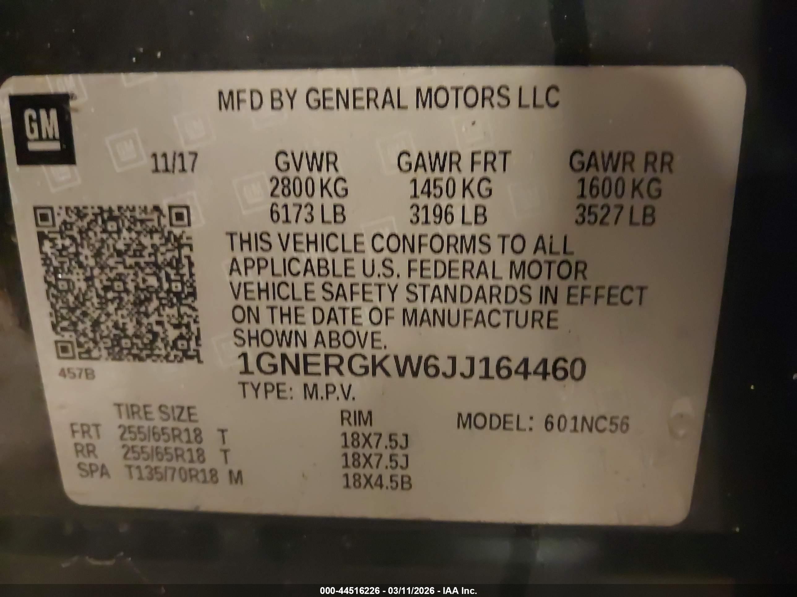 CHEVROLET TRAVERSE image 9