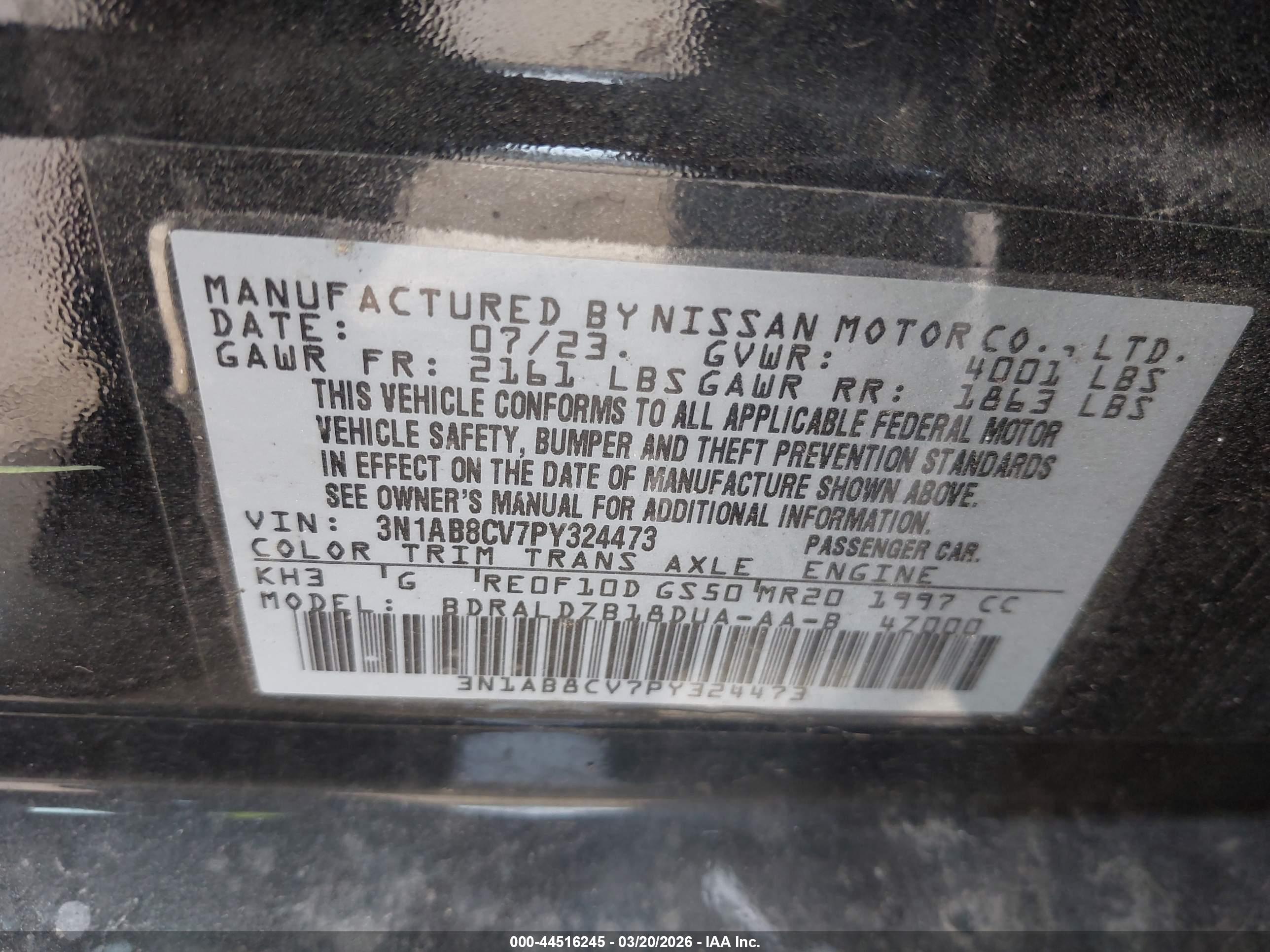 NISSAN SENTRA image 9