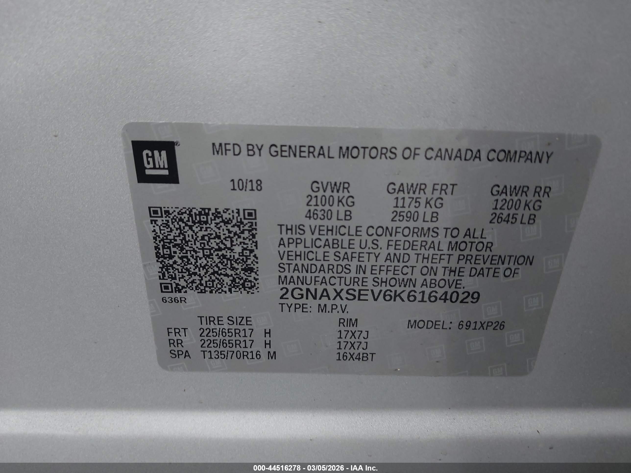 CHEVROLET EQUINOX image 9