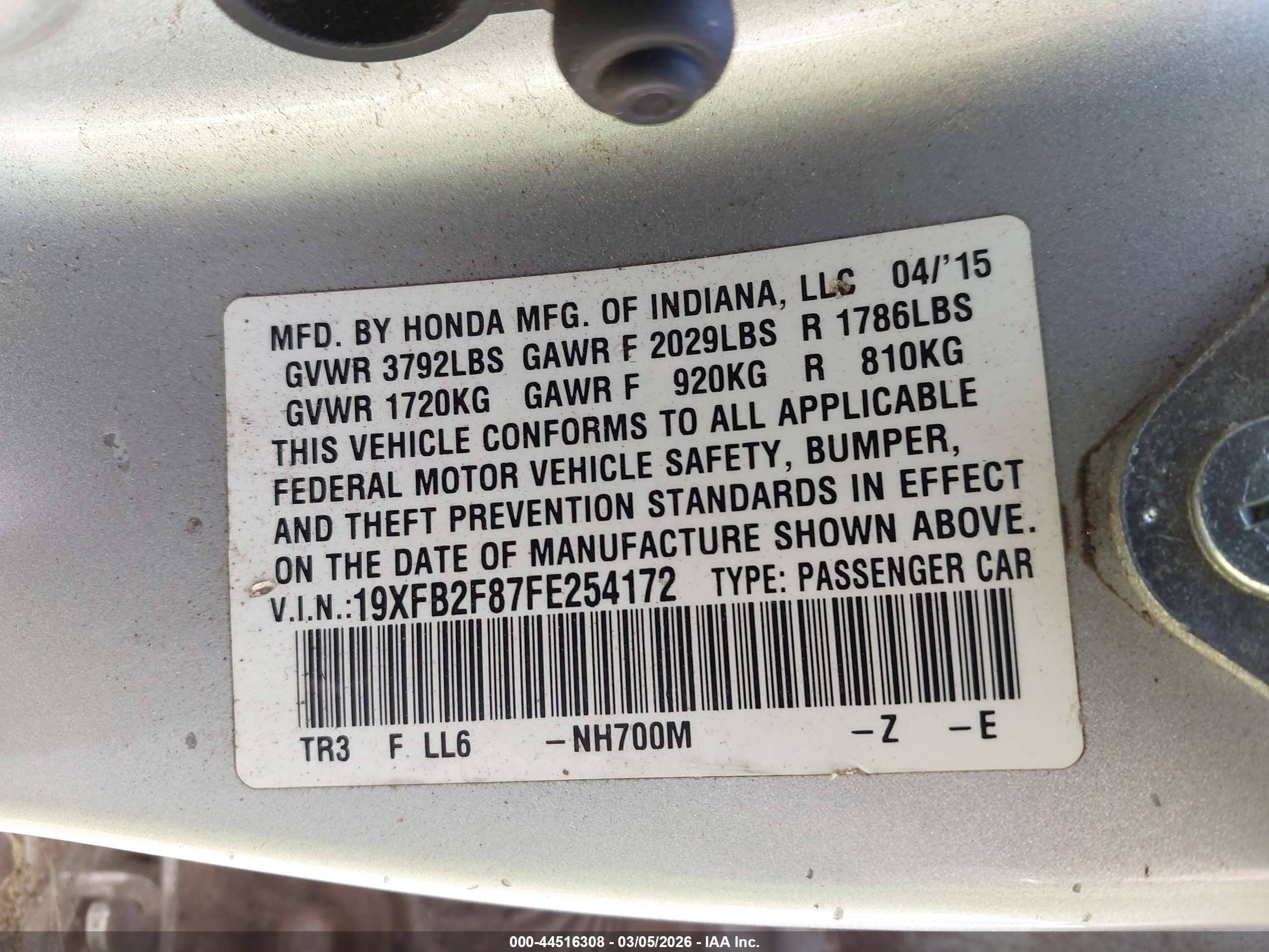HONDA CIVIC image 9
