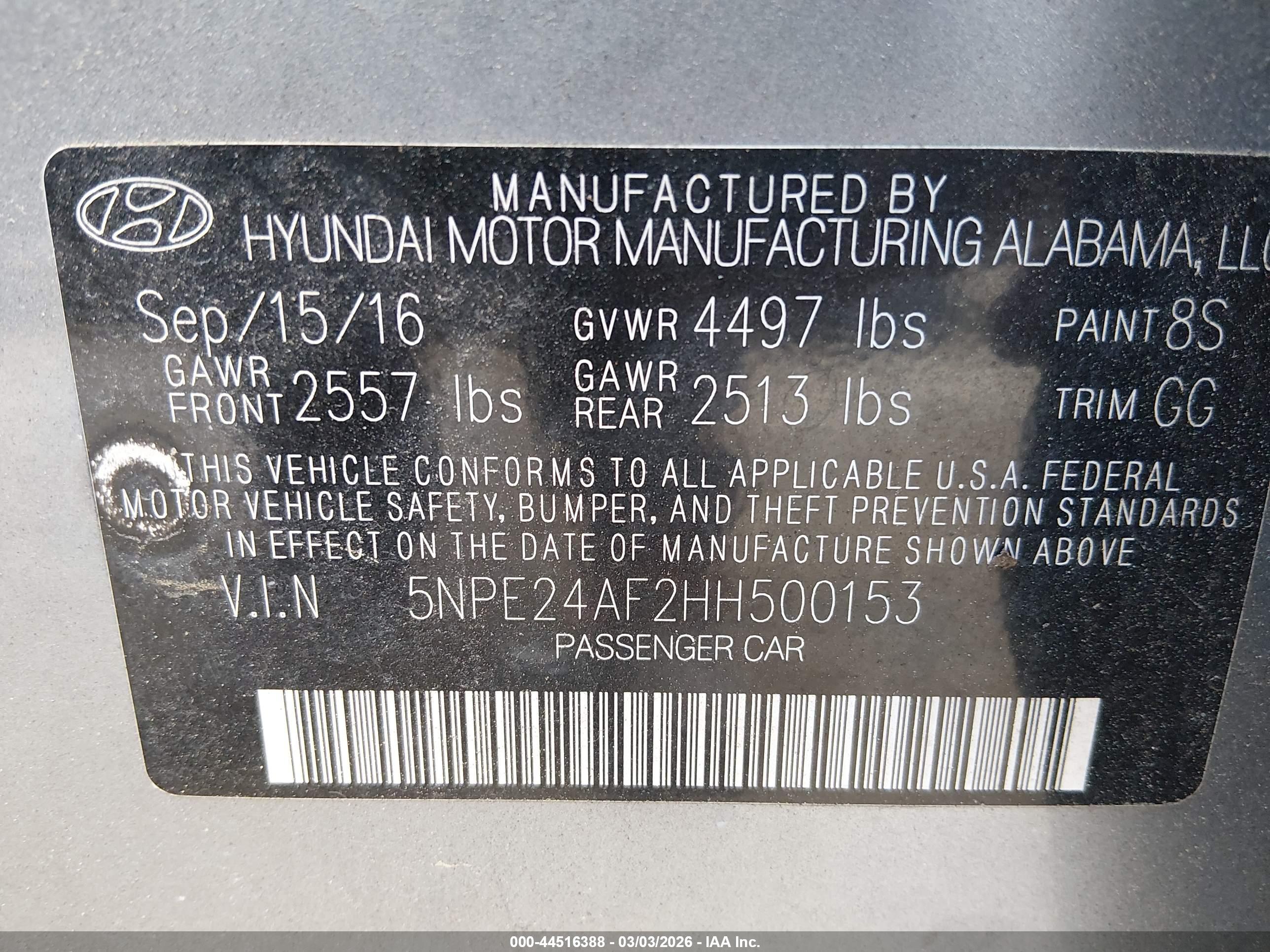 HYUNDAI SONATA image 9