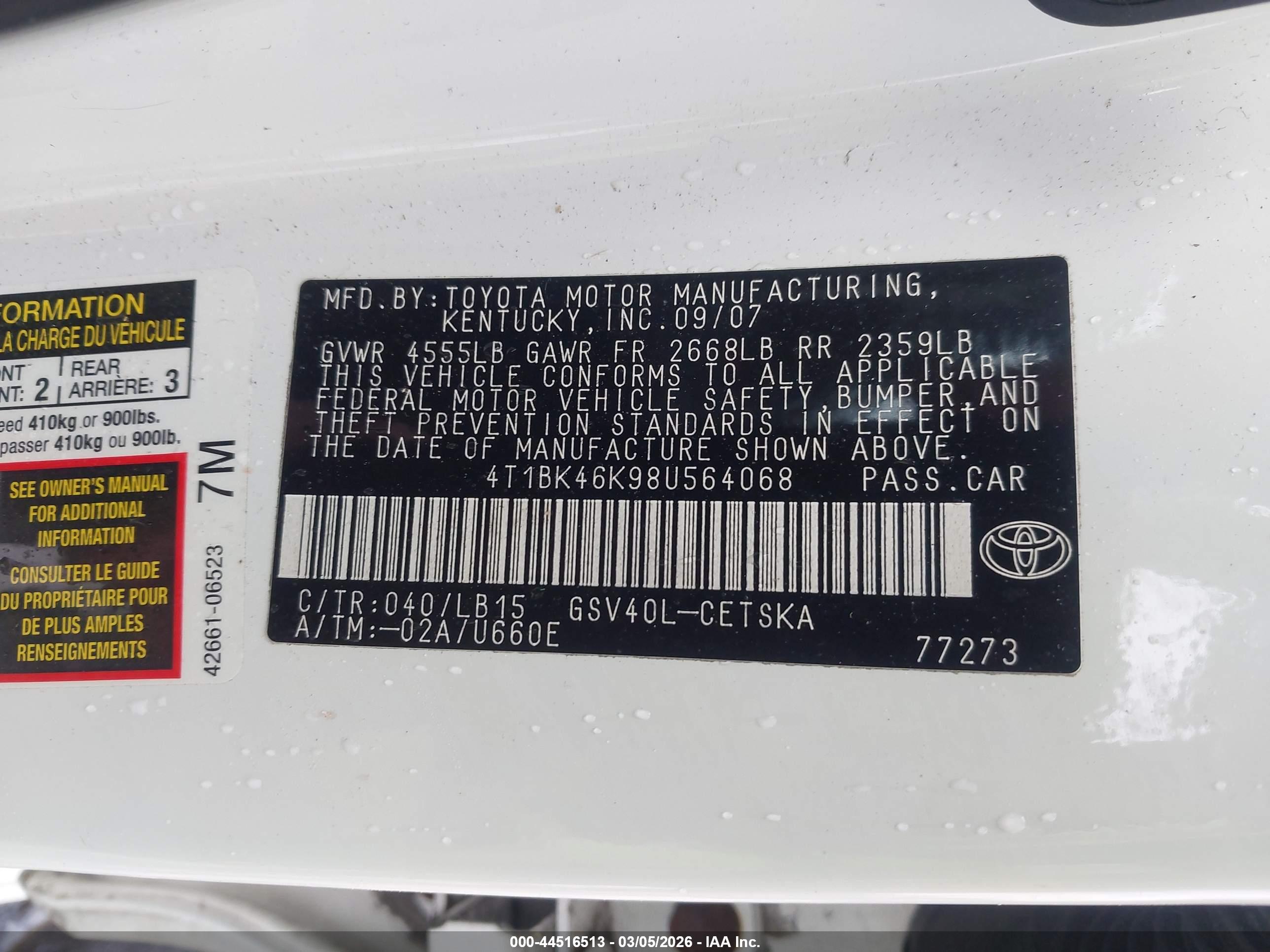 TOYOTA CAMRY image 9