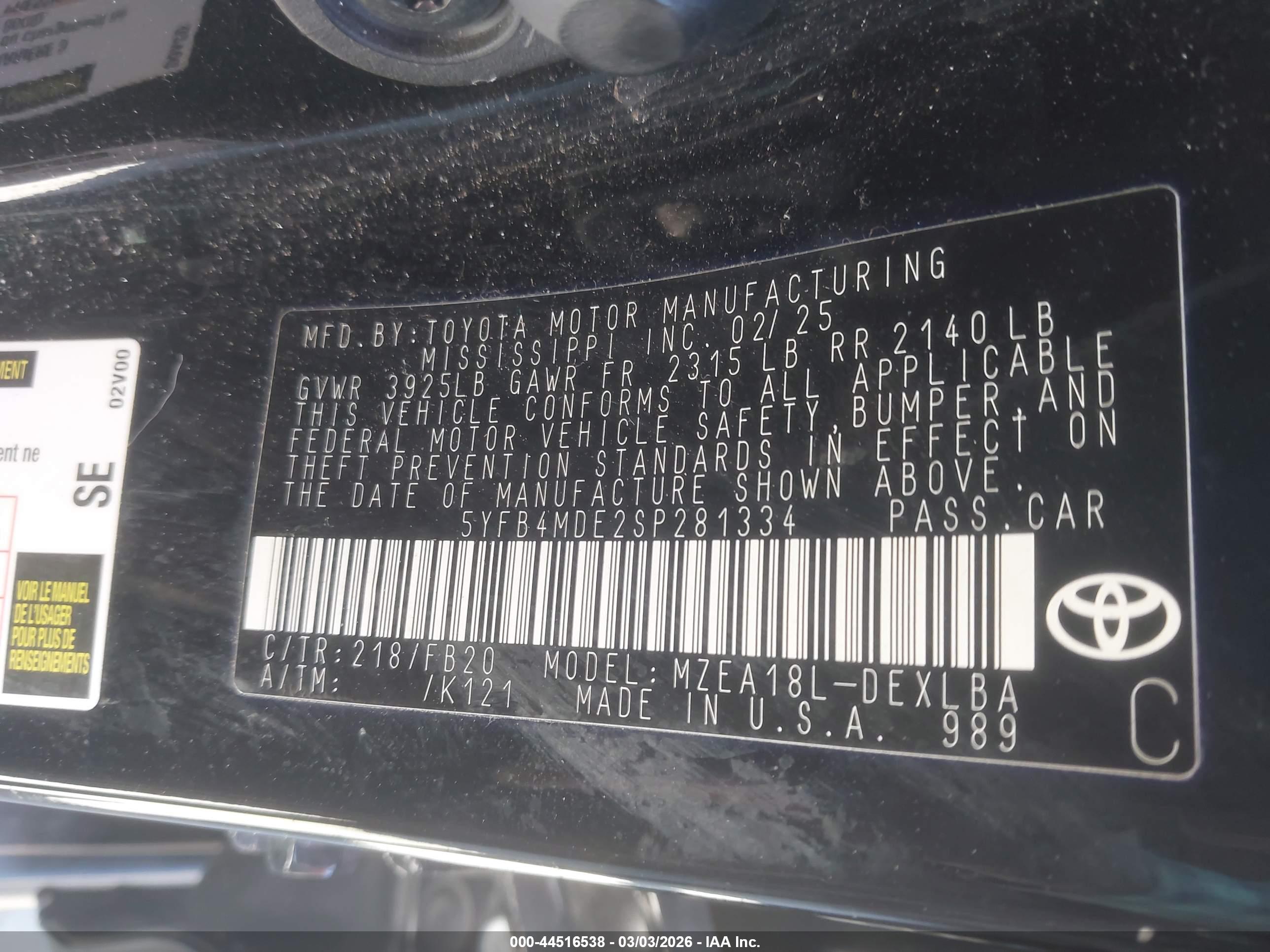 TOYOTA COROLLA image 9